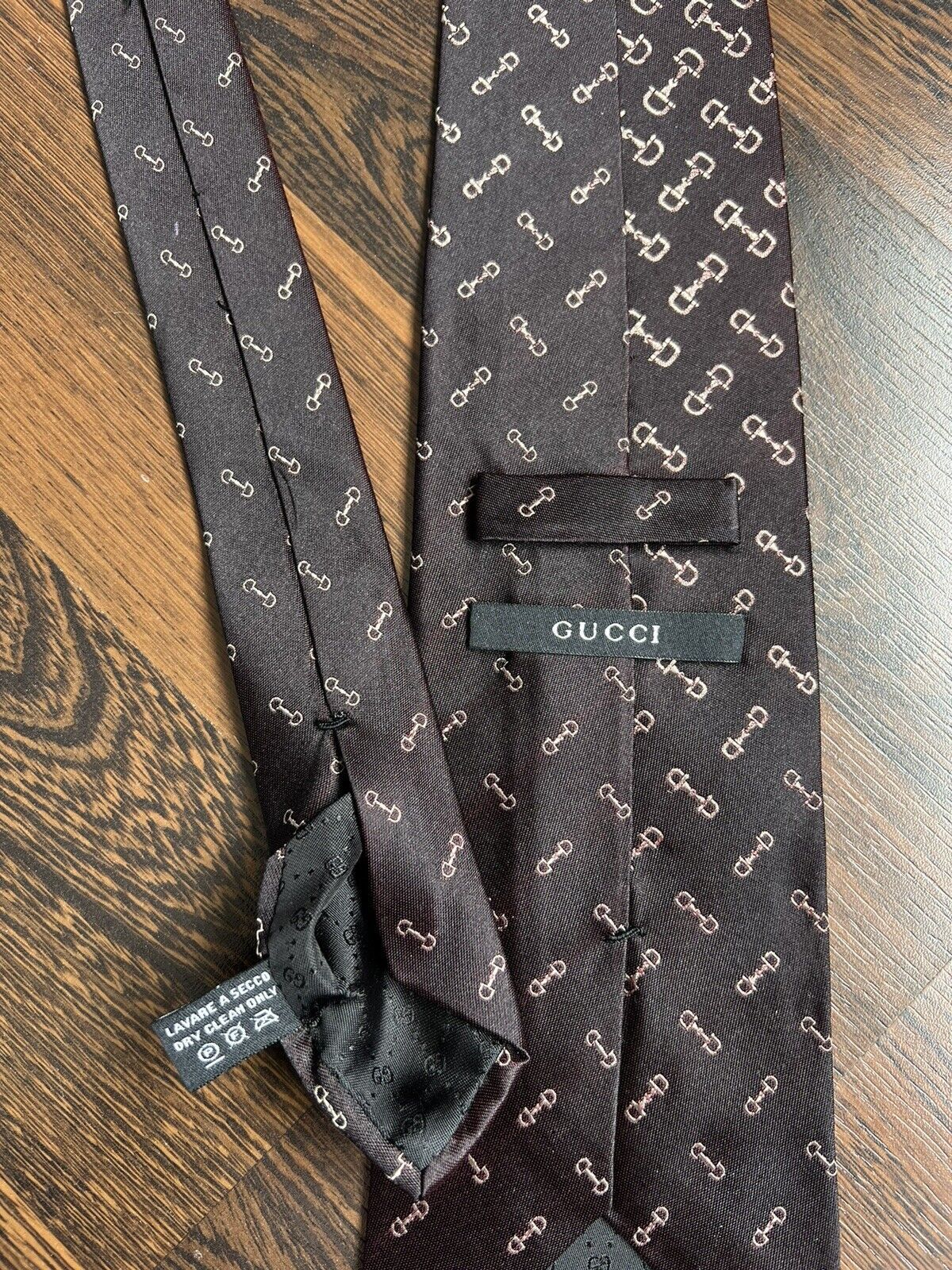 Gucci Gucci Tie Monogram Silk Size ONE SIZE - 5 Thumbnail