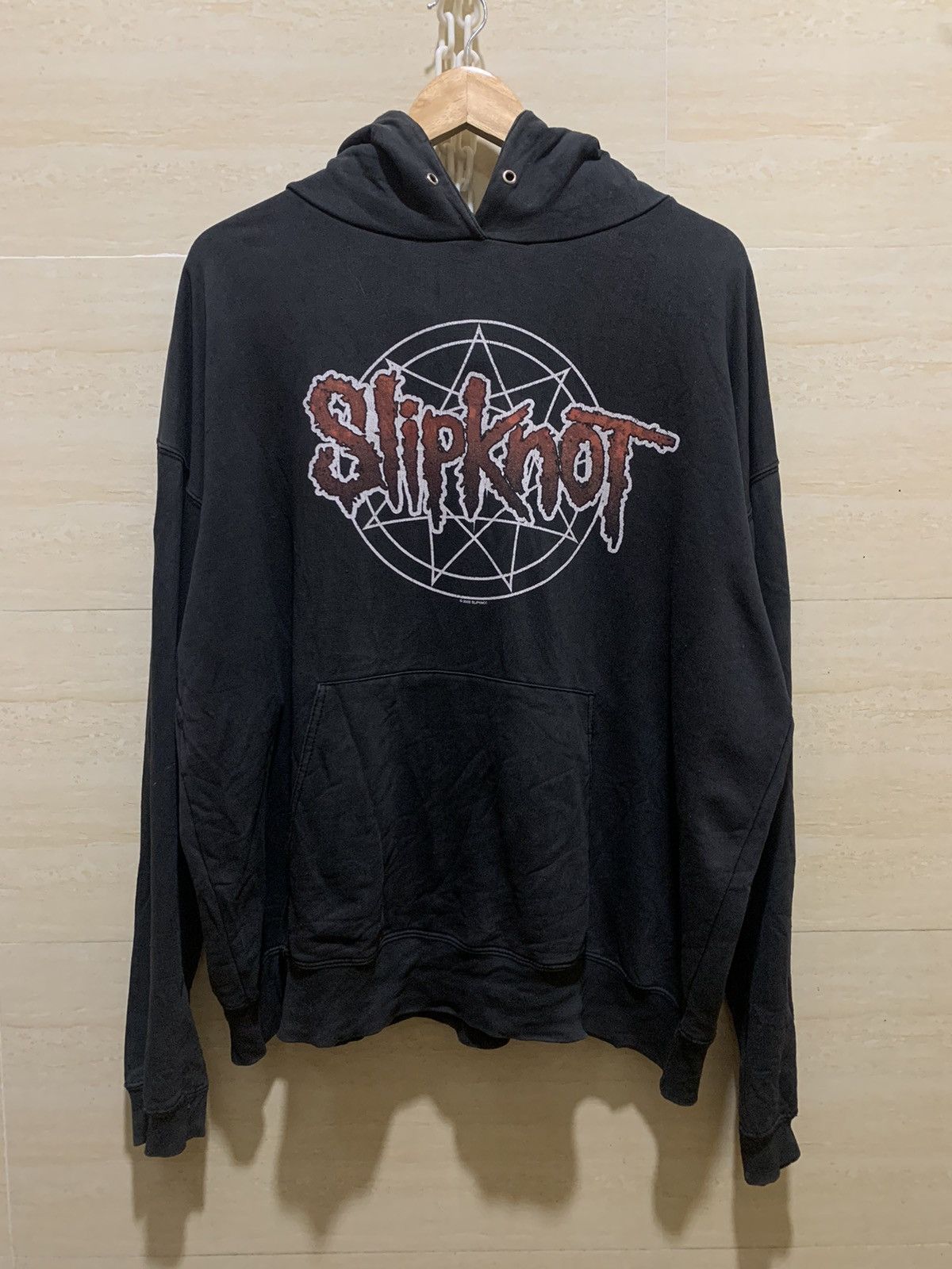 Band Tees × Rock Band × Slipknot rare vintage 2002 slipknot pentagram ...