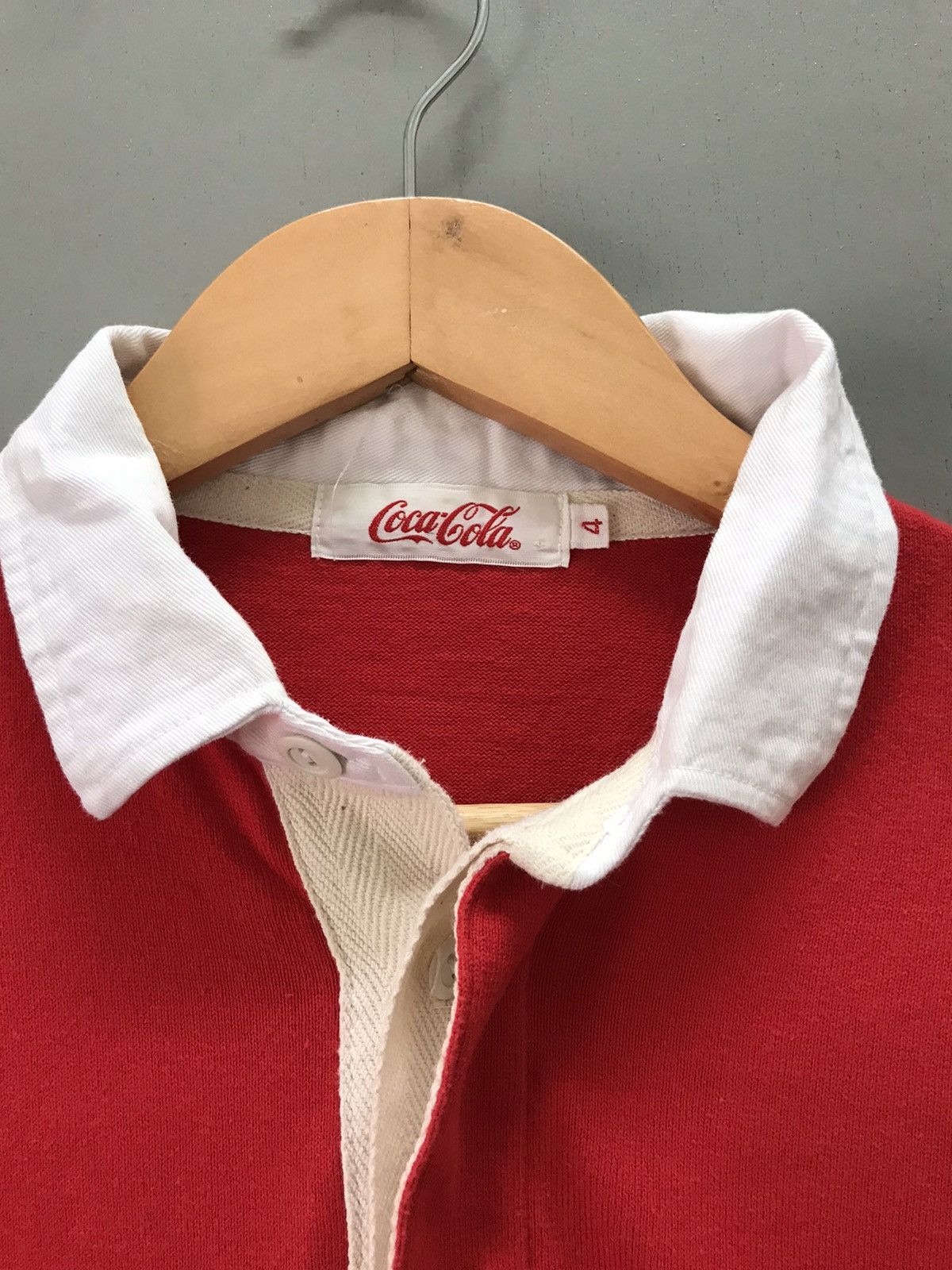 Coca Cola Vintage 90s Coca Cola Rugby Polo Shirts Size US XL / EU 56 / 4 - 5 Thumbnail