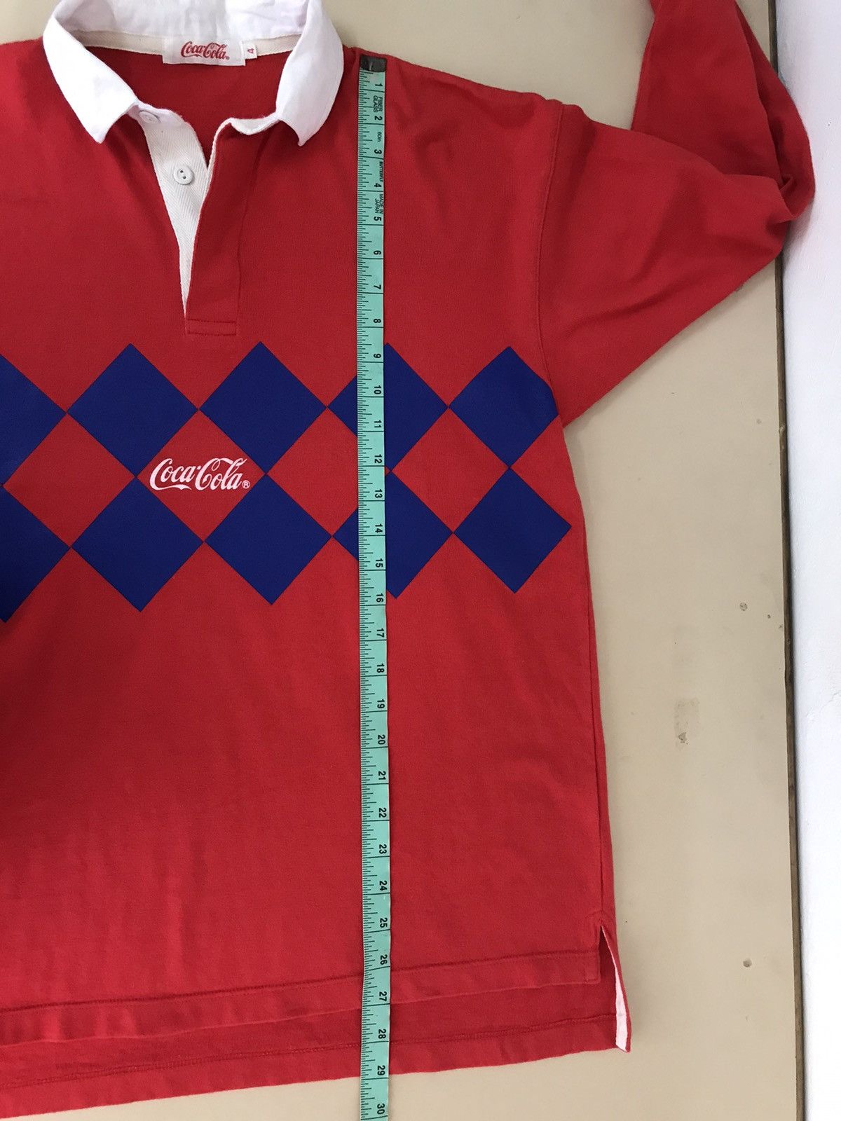 Coca Cola Vintage 90s Coca Cola Rugby Polo Shirts Size US XL / EU 56 / 4 - 9 Thumbnail