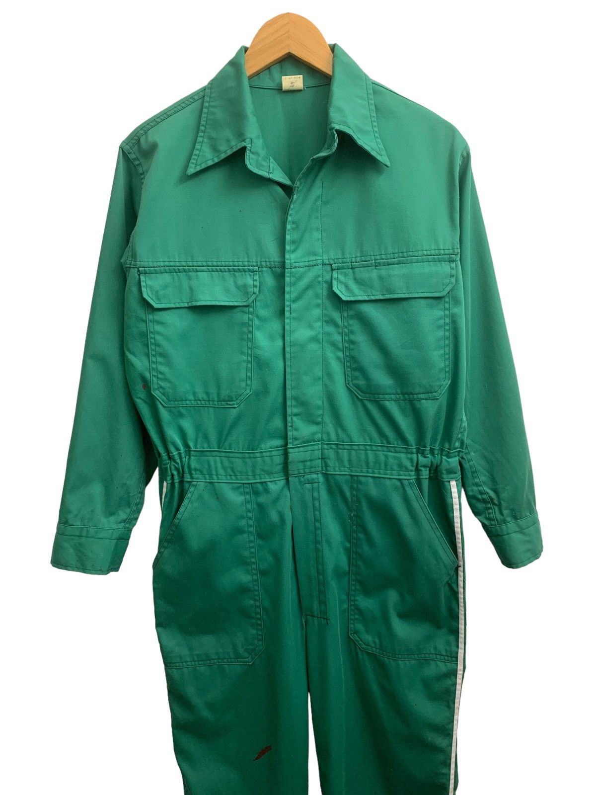Japanese Brand × Vintage Vintage Mitsubishi Motor Coveralls Overalls Jumpsuit JDM Size US 36 / EU 52 - 3 Thumbnail