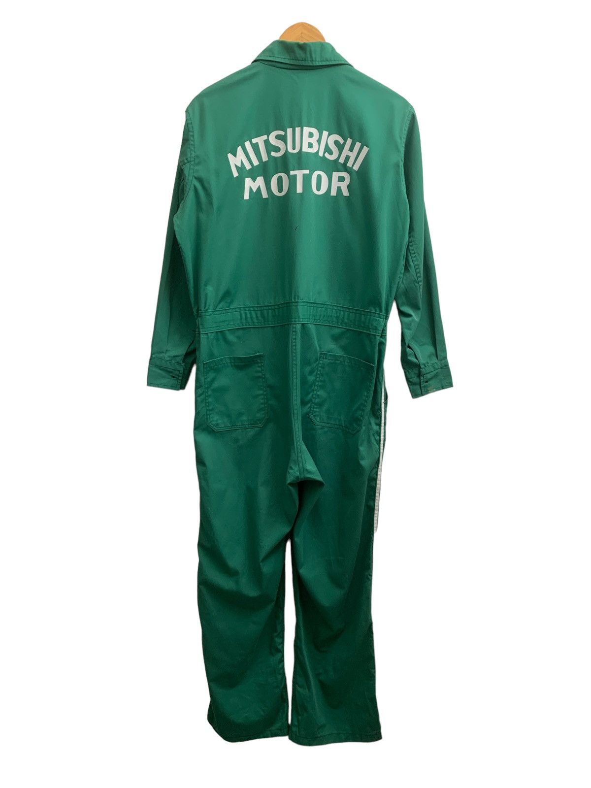 Japanese Brand × Vintage Vintage Mitsubishi Motor Coveralls Overalls Jumpsuit JDM Size US 36 / EU 52 - 2 Thumbnail