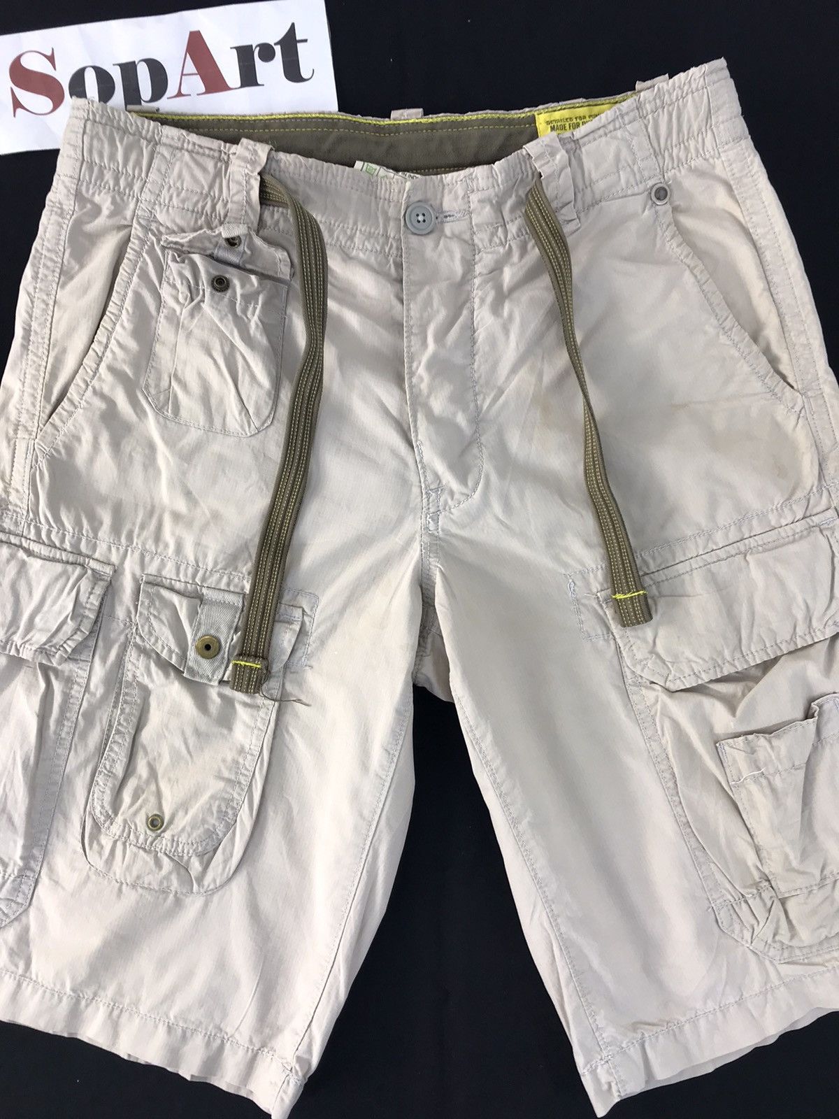 Gap × Vintage Vintage Gap Short Pants Multi Pocket Style Size US 33 - 2 Thumbnail