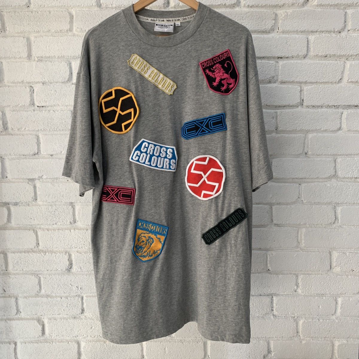 Cross Colours Logo Patches Tee
