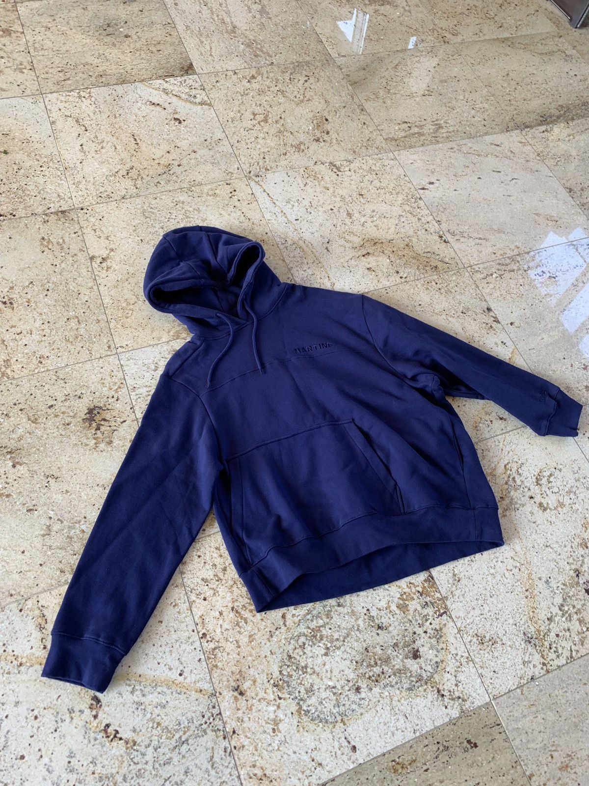 Martine Rose Twisted Hoodie in Dark Blue Size US M / EU 48-50 / 2 - 4 Thumbnail