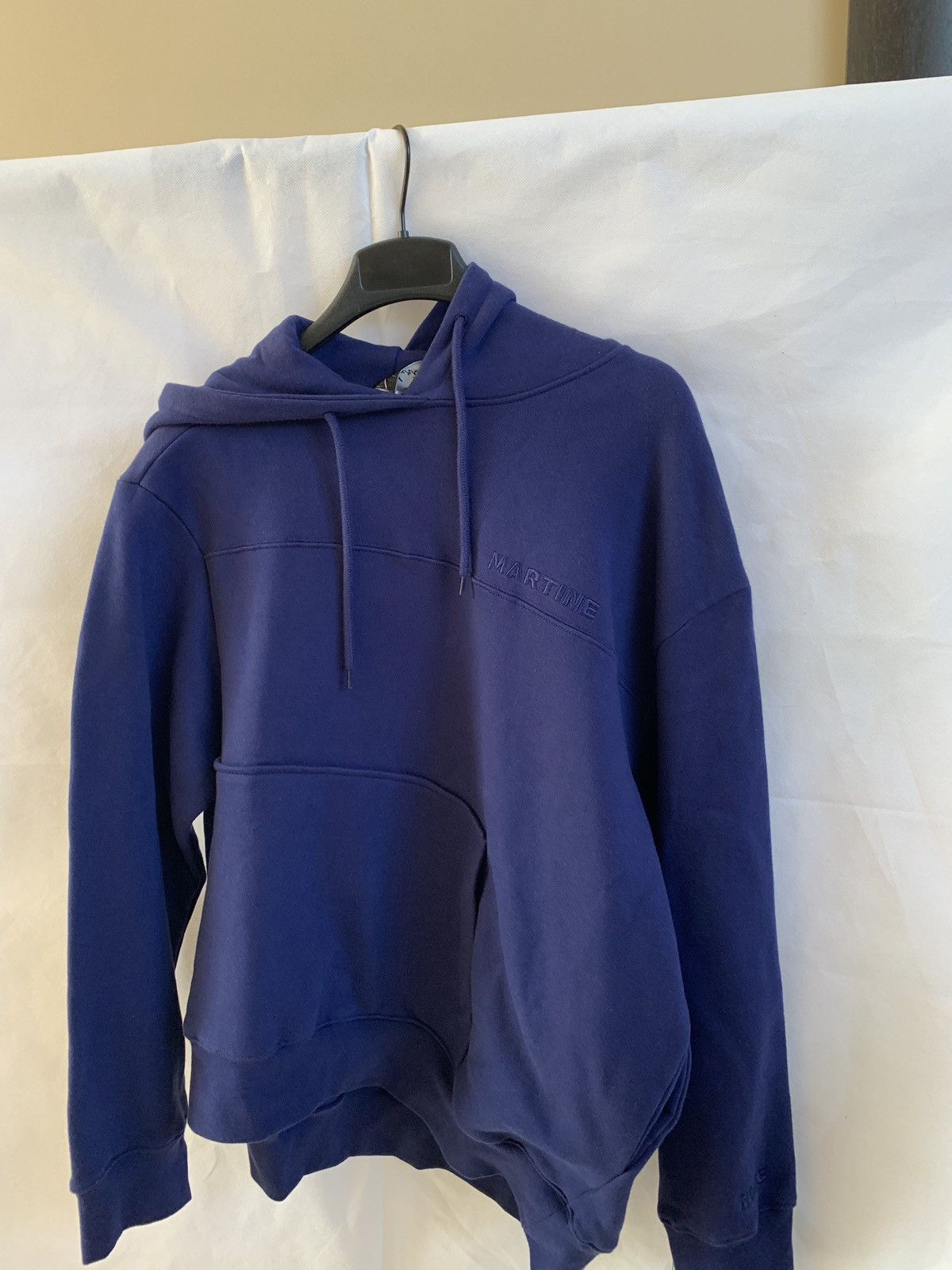 Martine Rose Twisted Hoodie in Dark Blue Size US M / EU 48-50 / 2 - 1 Thumbnail