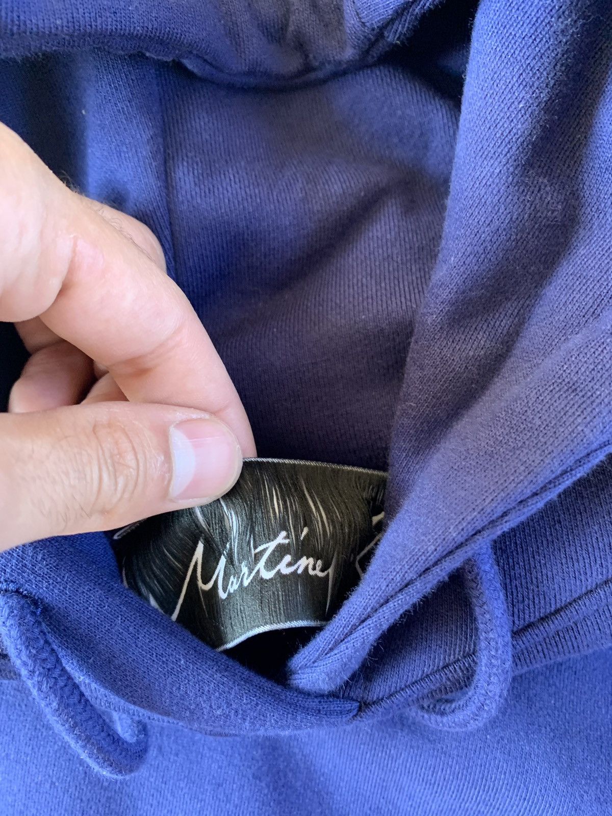 Martine Rose Twisted Hoodie in Dark Blue Size US M / EU 48-50 / 2 - 6 Thumbnail