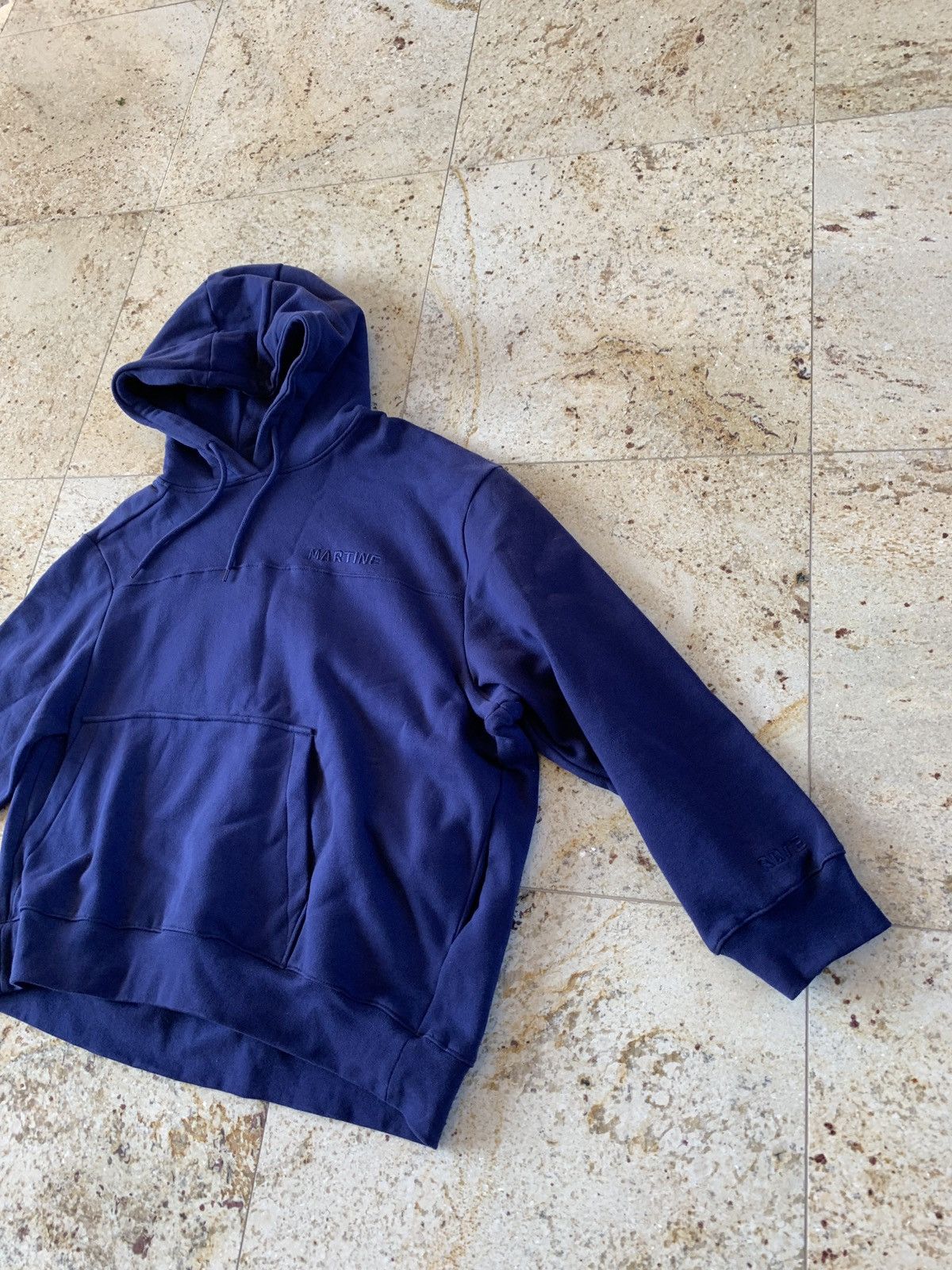 Martine Rose Twisted Hoodie in Dark Blue Size US M / EU 48-50 / 2 - 9 Thumbnail