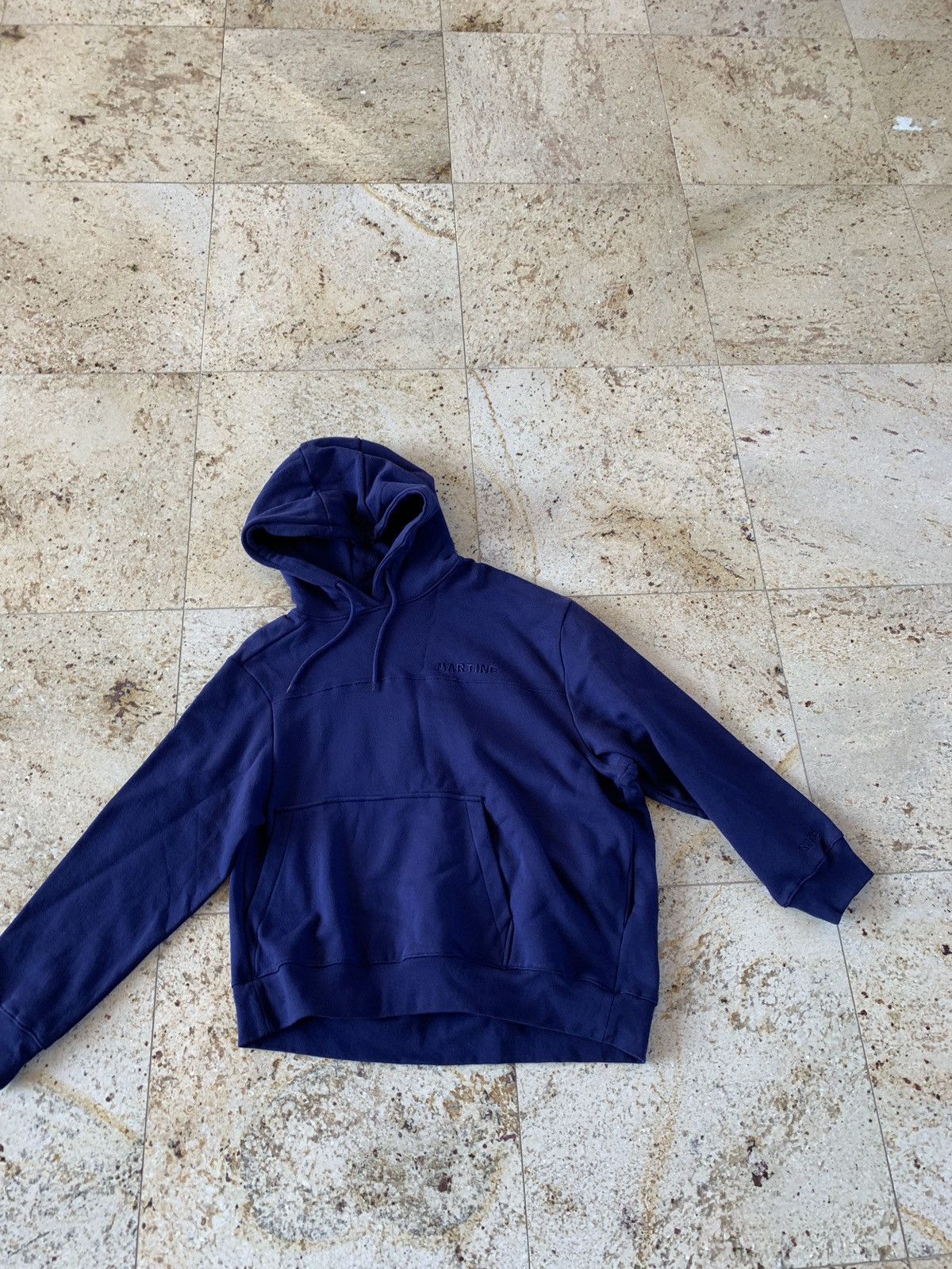 Martine Rose Twisted Hoodie in Dark Blue Size US M / EU 48-50 / 2 - 5 Thumbnail