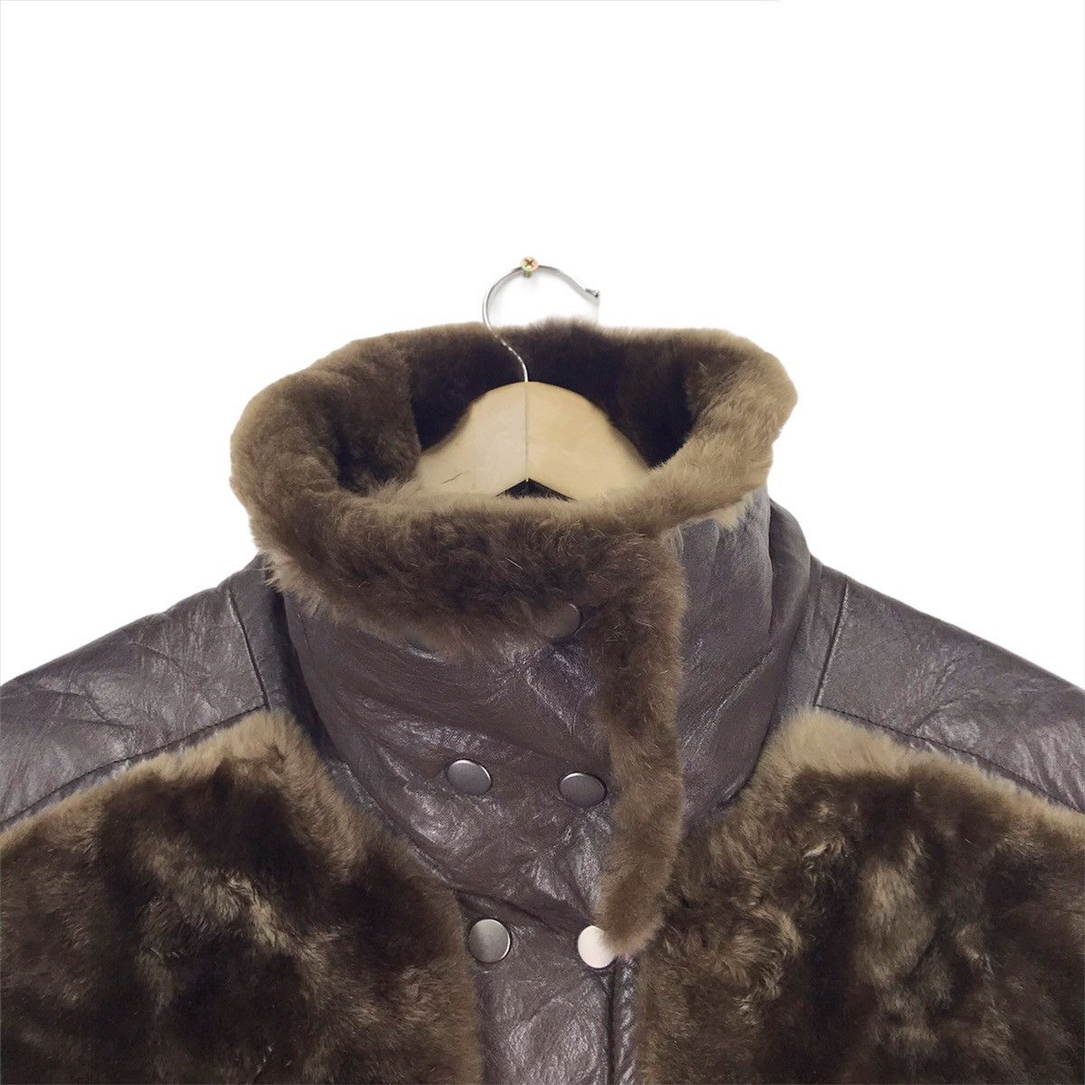 Jean Charles De Castelbajac Vintage J.C.De Castelbajac Fur Leathers Button Jacket Size US M / EU 48-50 / 2 - 6 Thumbnail