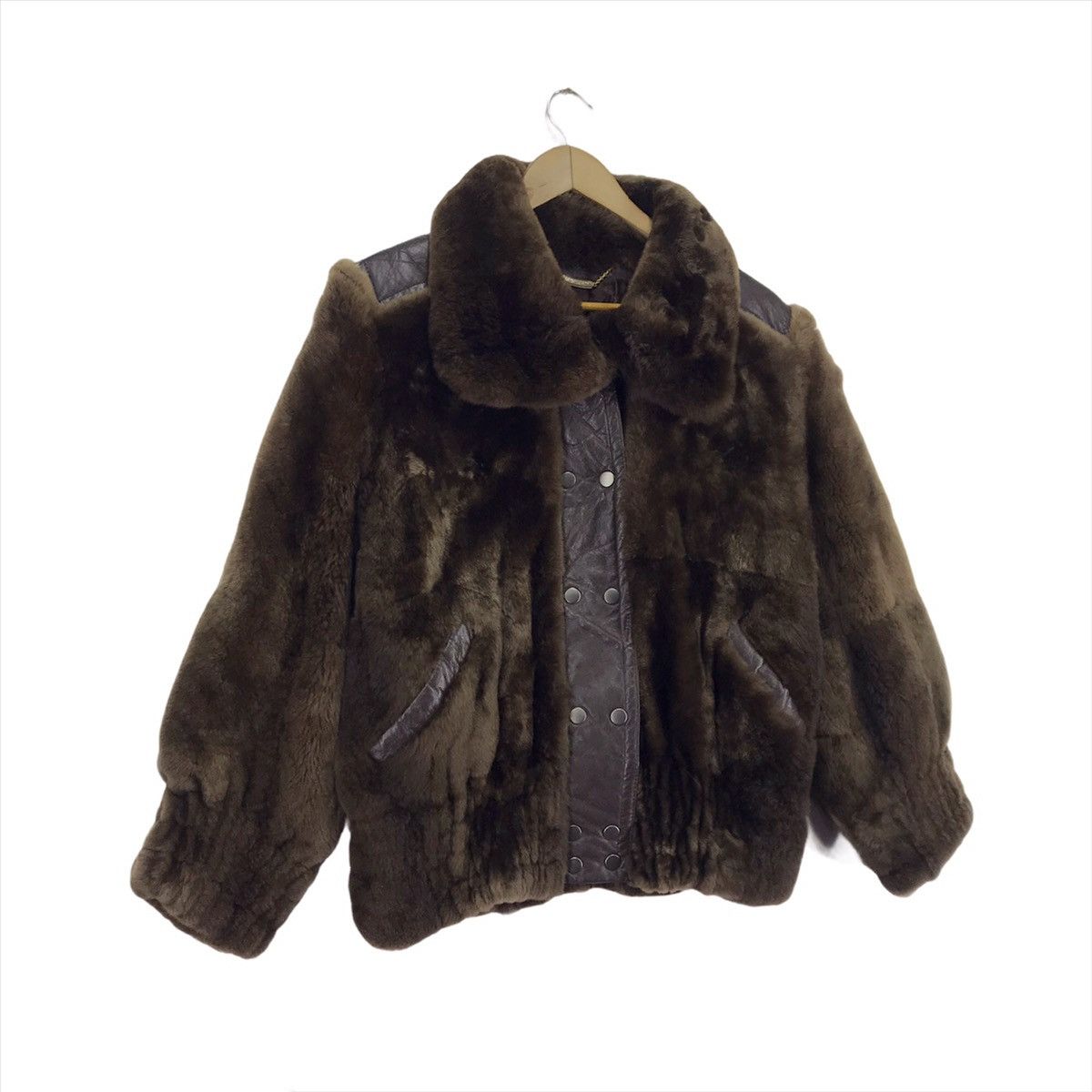 Jean Charles De Castelbajac Vintage J.C.De Castelbajac Fur Leathers Button Jacket Size US M / EU 48-50 / 2 - 3 Thumbnail