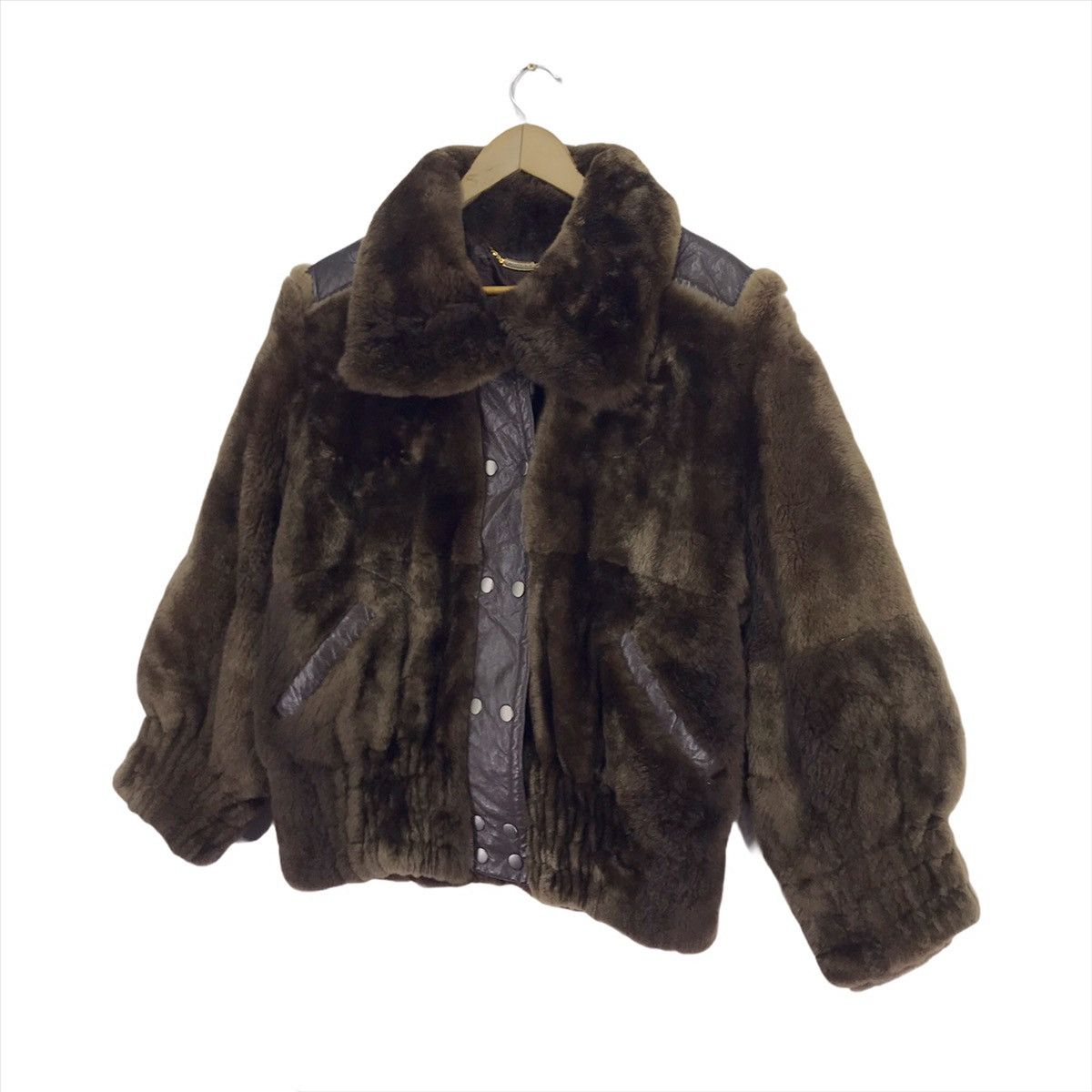 Jean Charles De Castelbajac Vintage J.C.De Castelbajac Fur Leathers Button Jacket Size US M / EU 48-50 / 2 - 2 Thumbnail