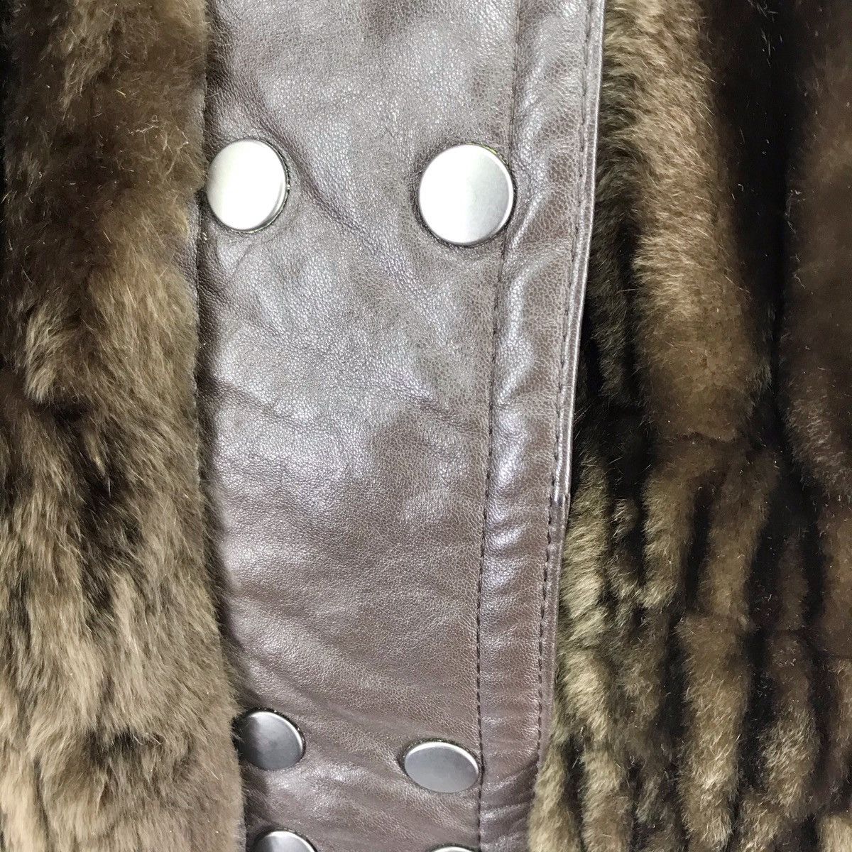 Jean Charles De Castelbajac Vintage J.C.De Castelbajac Fur Leathers Button Jacket Size US M / EU 48-50 / 2 - 9 Thumbnail
