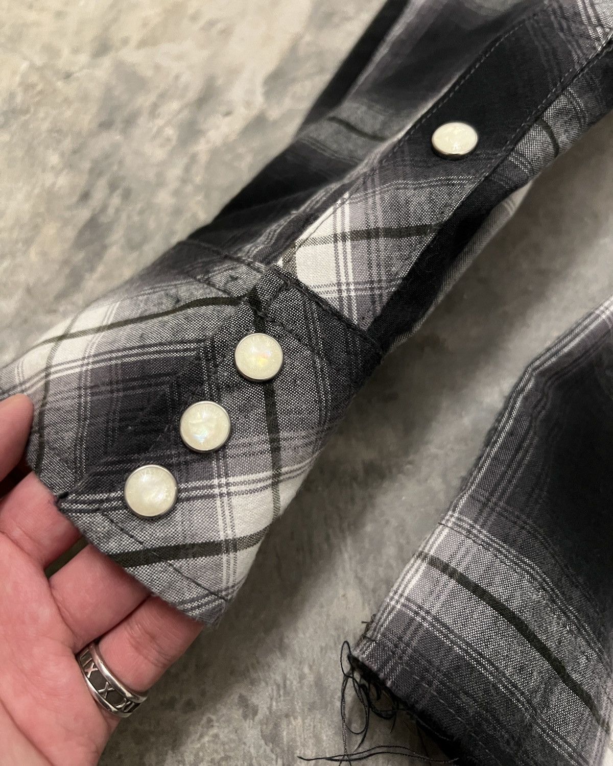 Number (N)ine The Soloist AW17 Collarless Western Shirt Size US M / EU 48-50 / 2 - 4 Thumbnail