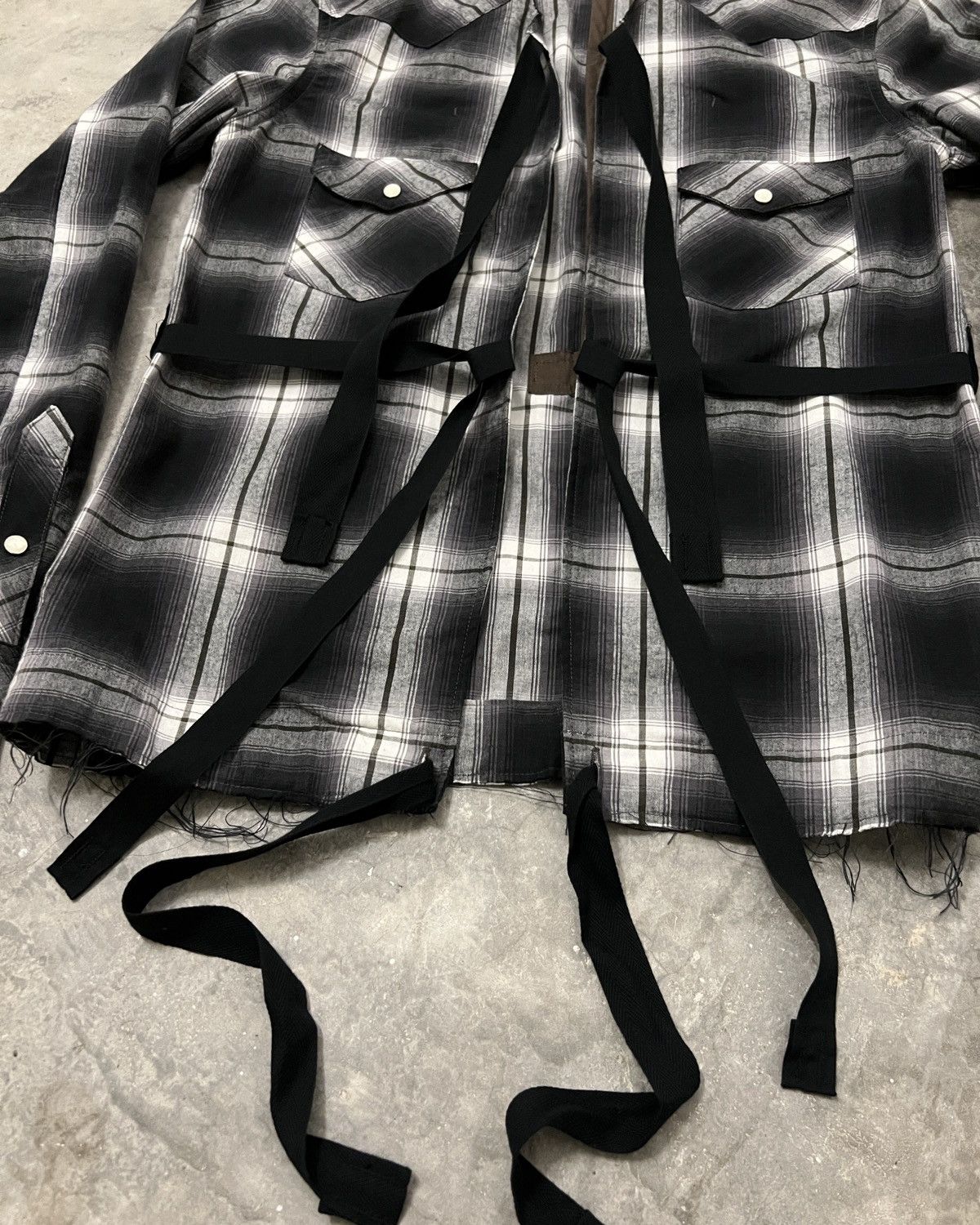 Number (N)ine The Soloist AW17 Collarless Western Shirt Size US M / EU 48-50 / 2 - 3 Thumbnail