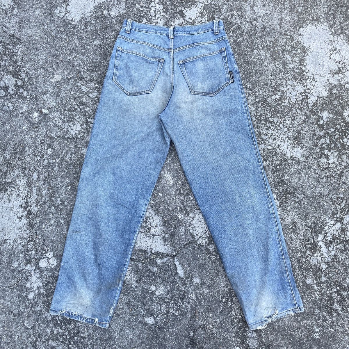 Japanese Brand Vintage Local Motion Hardwear Distressed Denim Jeans Size US 31 - 7 Thumbnail