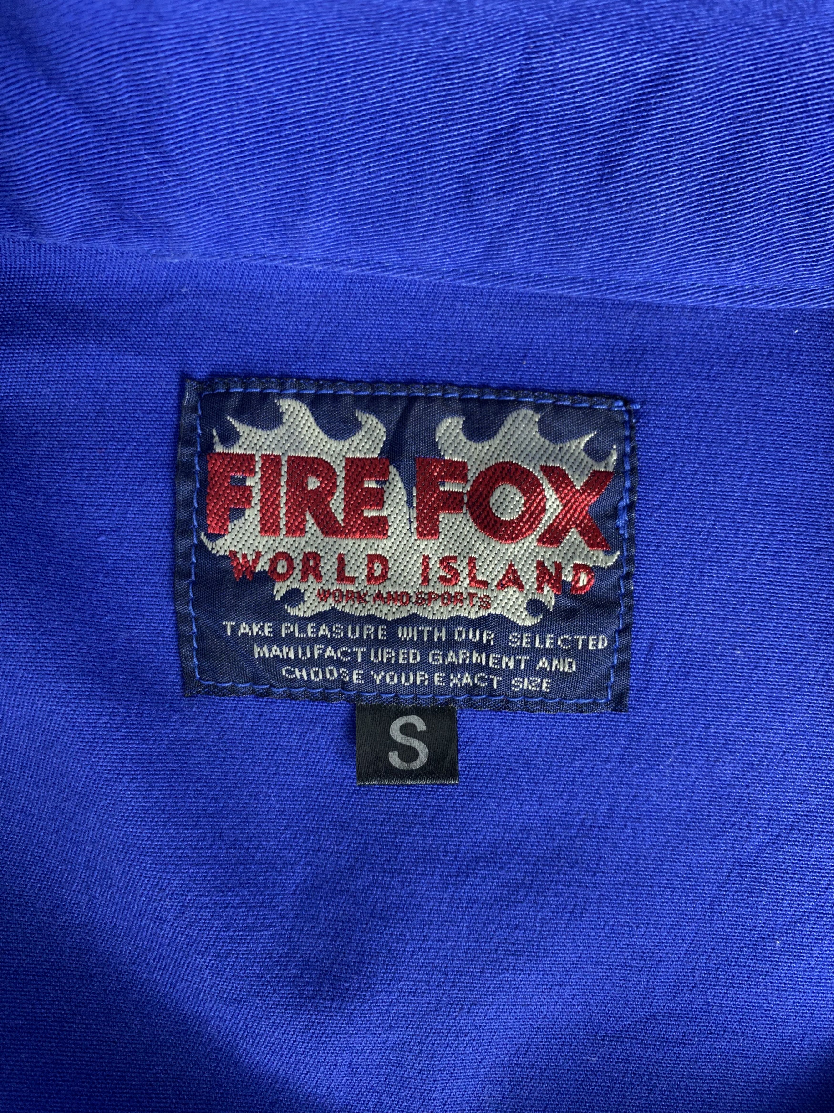Japanese Brand Vintage Fire Fox World Island Wokwear Overalls Size US 29 - 13 Thumbnail