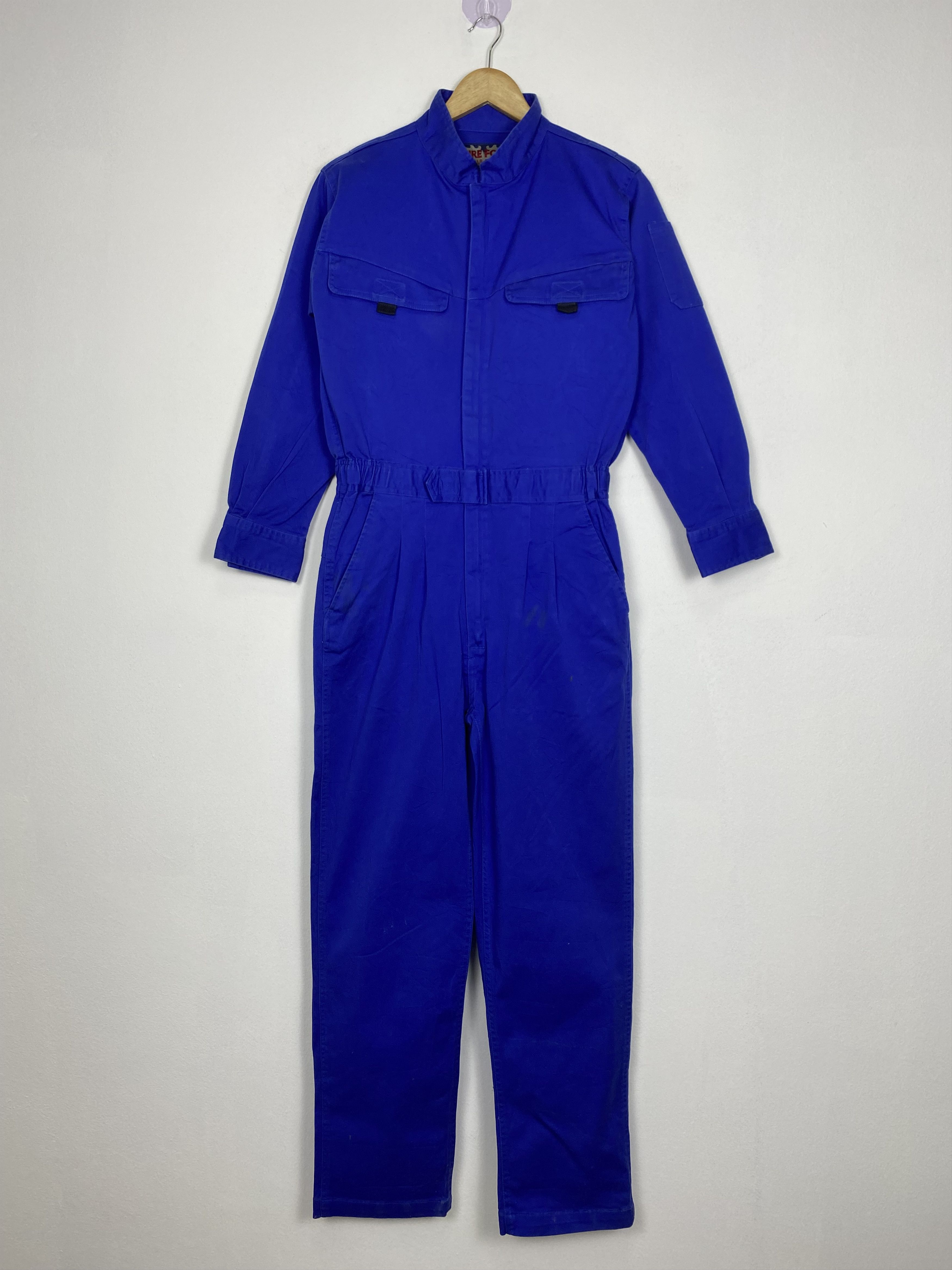 Japanese Brand Vintage Fire Fox World Island Wokwear Overalls Size US 29 - 1 Thumbnail