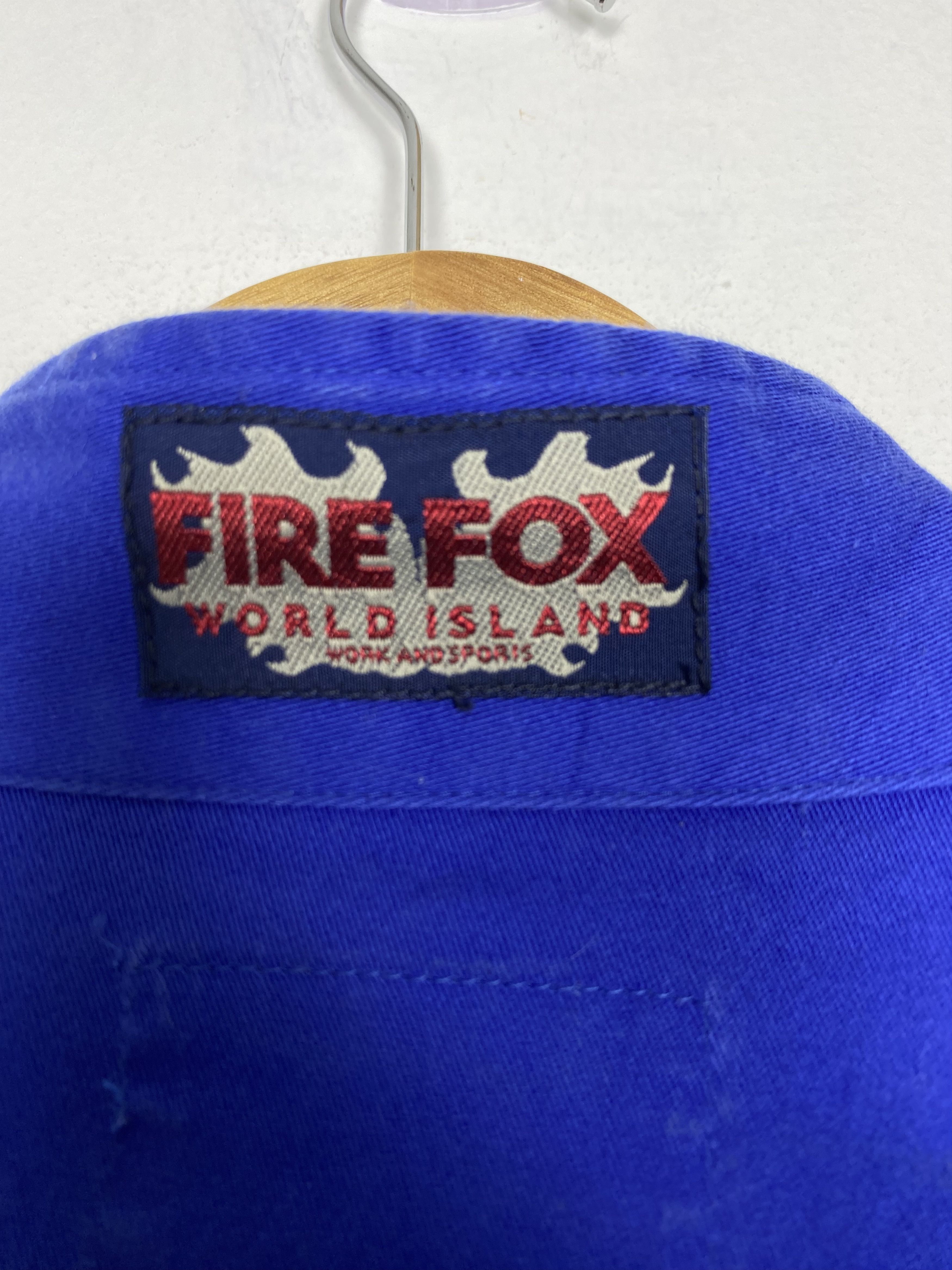Japanese Brand Vintage Fire Fox World Island Wokwear Overalls Size US 29 - 12 Thumbnail