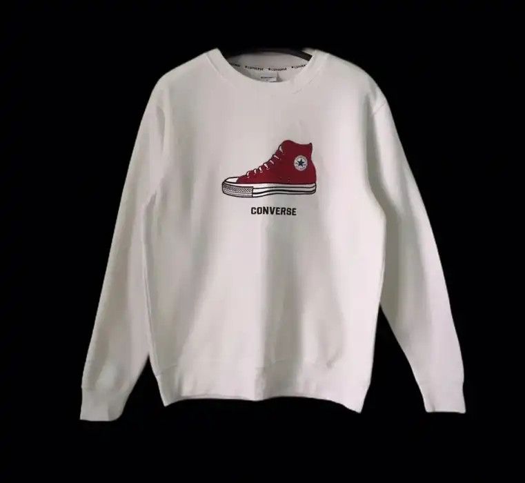 Converse Converse Shoes Big Logo Sweatshir Size US M / EU 48-50 / 2 - 1 Thumbnail