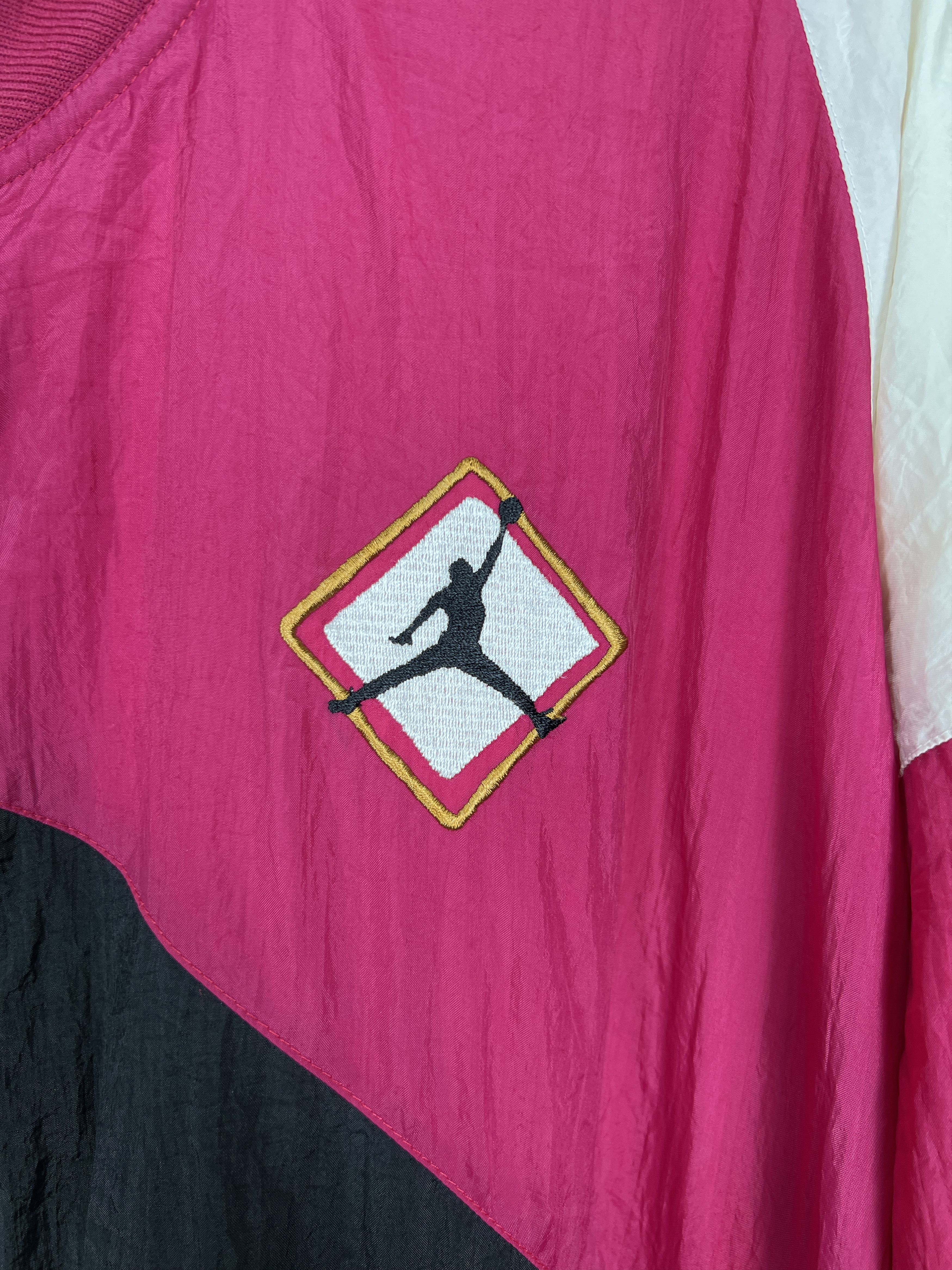 Nike Vintage NIKE X JORDAN 90's Windbreaker Jacket J0052 Size US XL / EU 56 / 4 - 4 Thumbnail