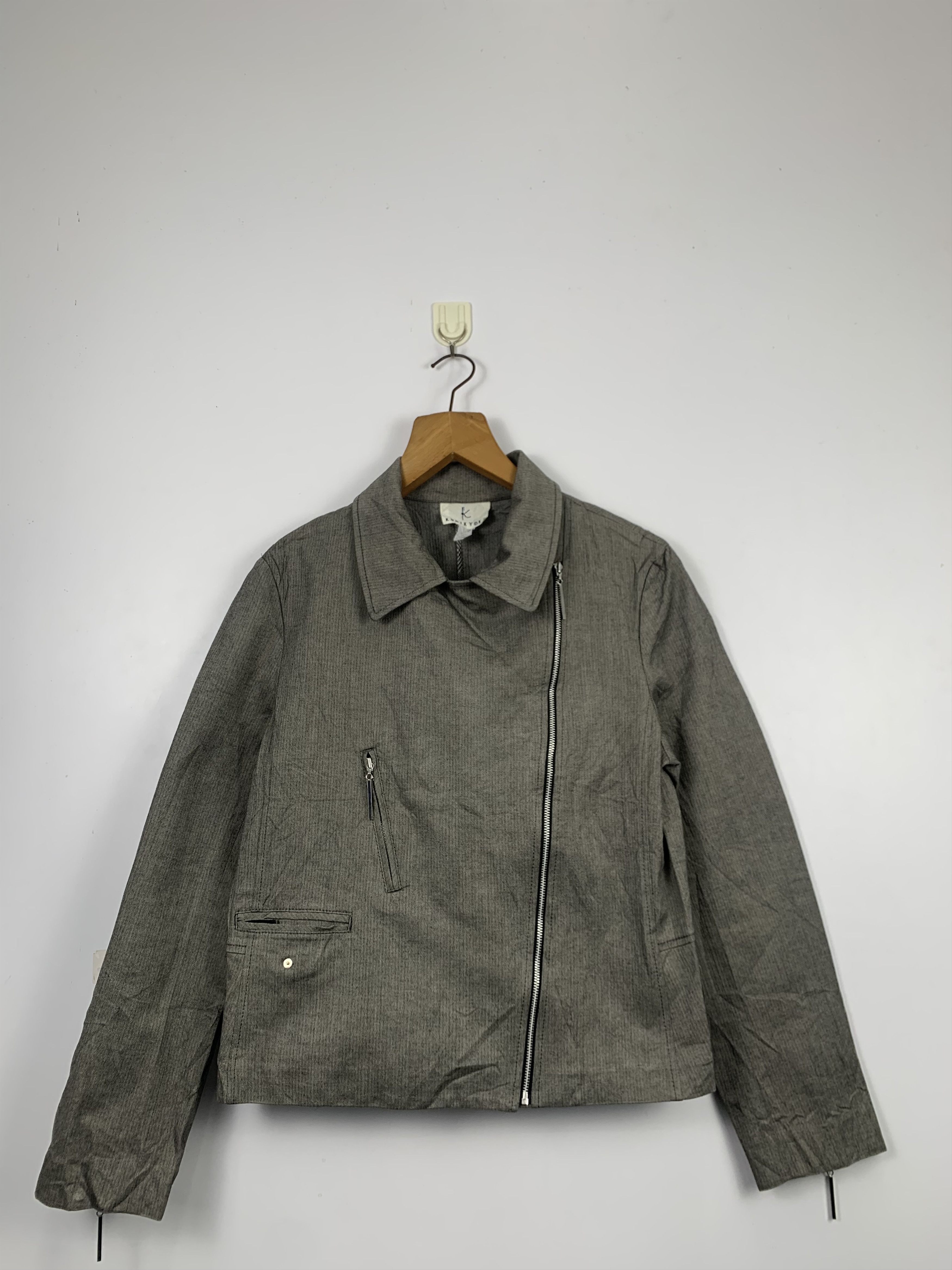 Japanese Brand Vintage KUMIKYIOKU Unique Zip Up Jackets J0374 Size US S / EU 44-46 / 1 - 1 Thumbnail