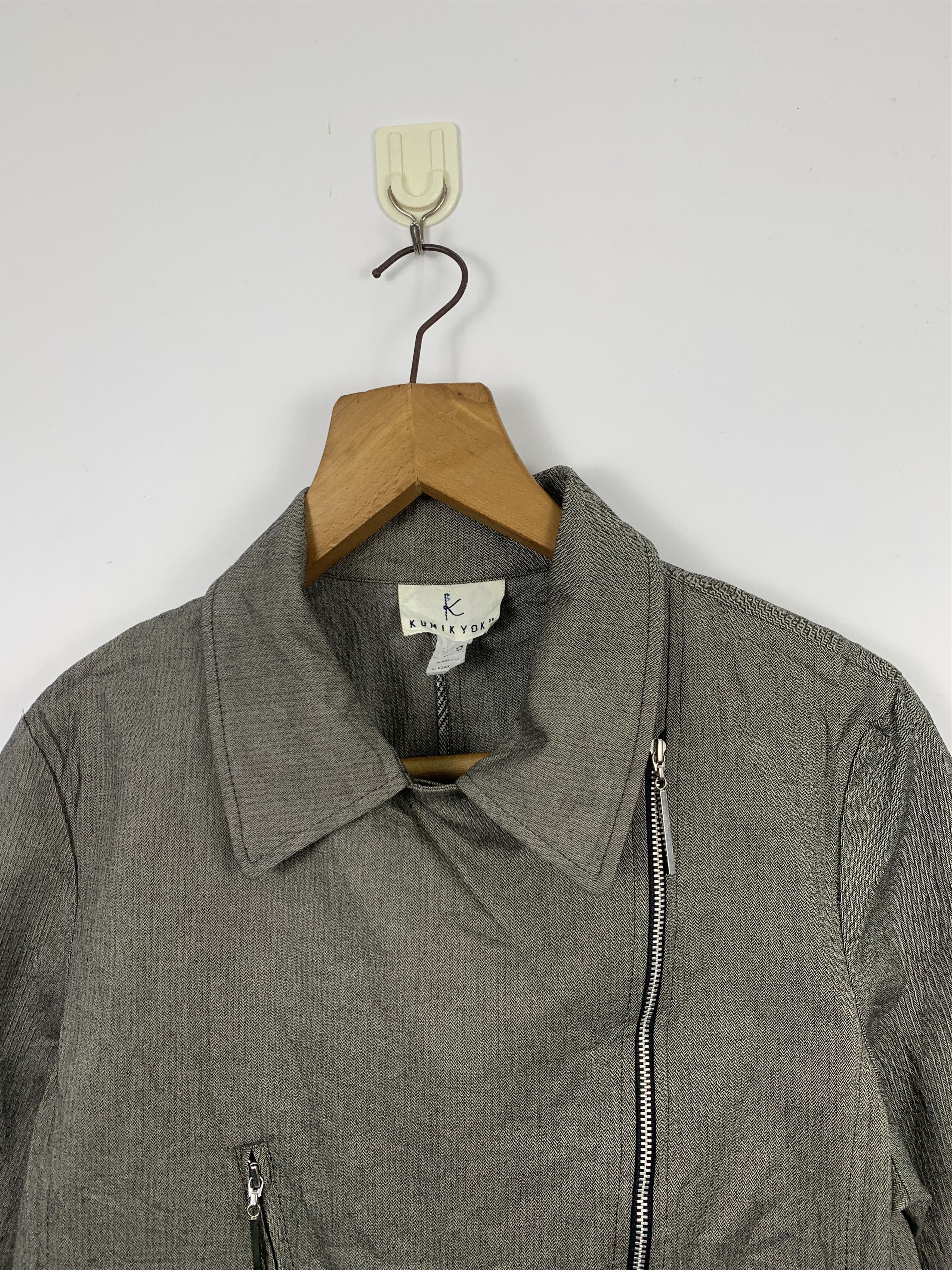 Japanese Brand Vintage KUMIKYIOKU Unique Zip Up Jackets J0374 Size US S / EU 44-46 / 1 - 2 Thumbnail