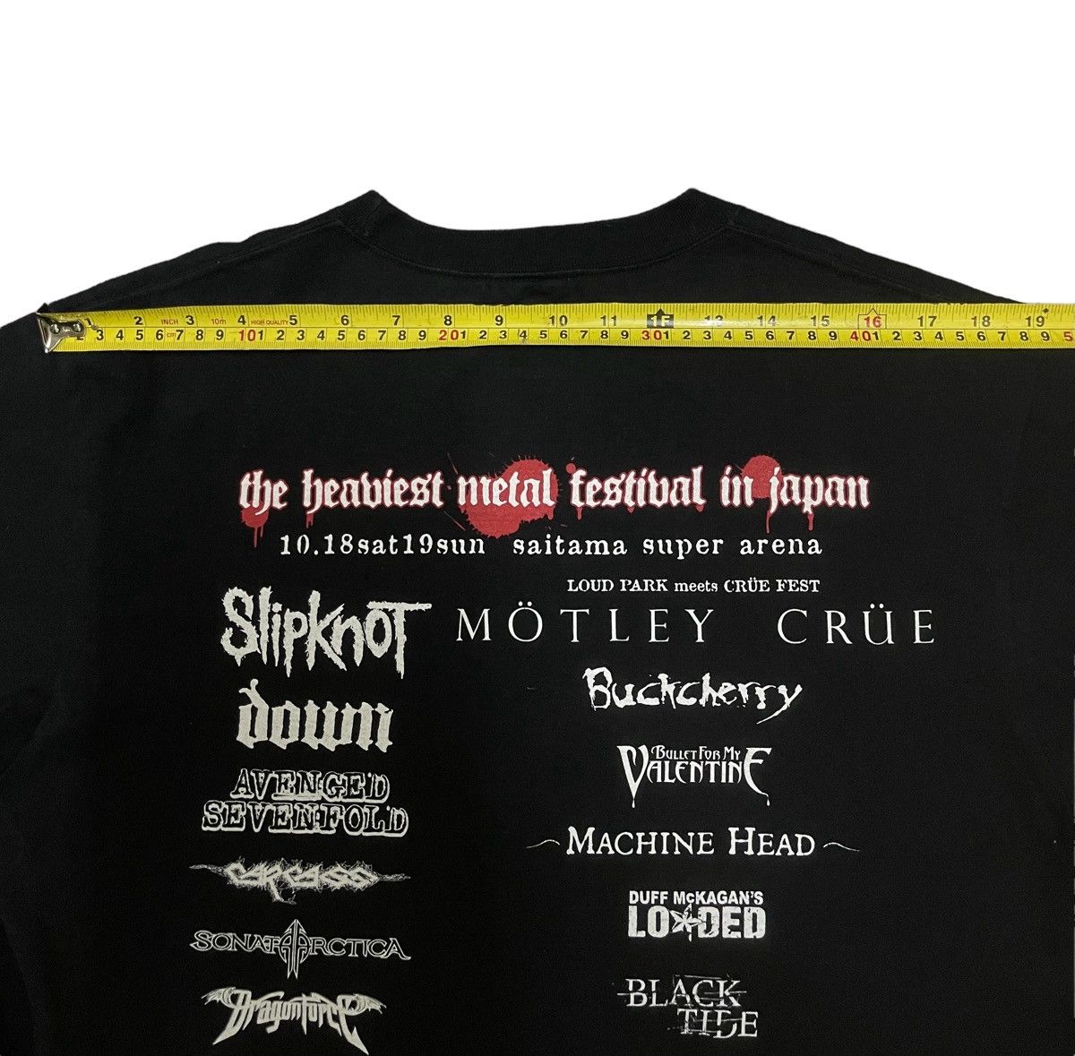 Band Tees Vintage Heaviest Metal Japan Festival Loud Park Tee Size US M / EU 48-50 / 2 - 8 Thumbnail