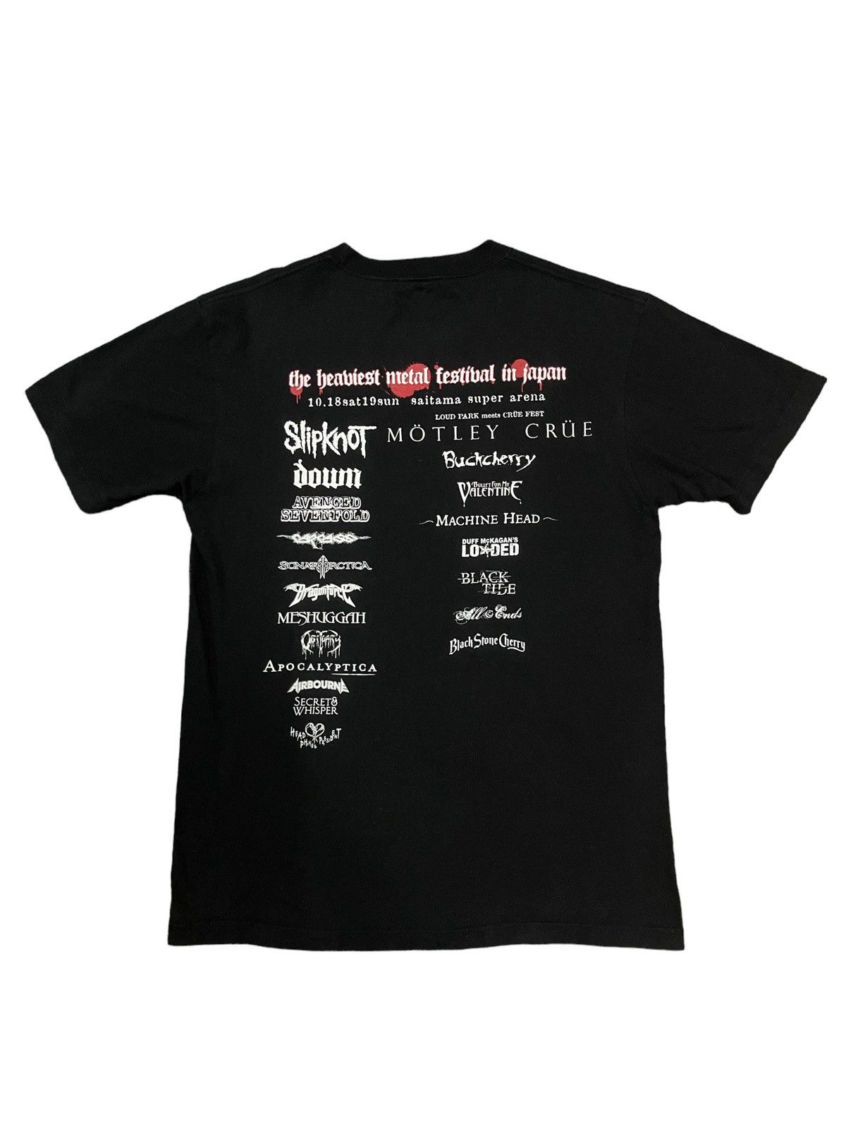 Band Tees Vintage Heaviest Metal Japan Festival Loud Park Tee Size US M / EU 48-50 / 2 - 2 Thumbnail