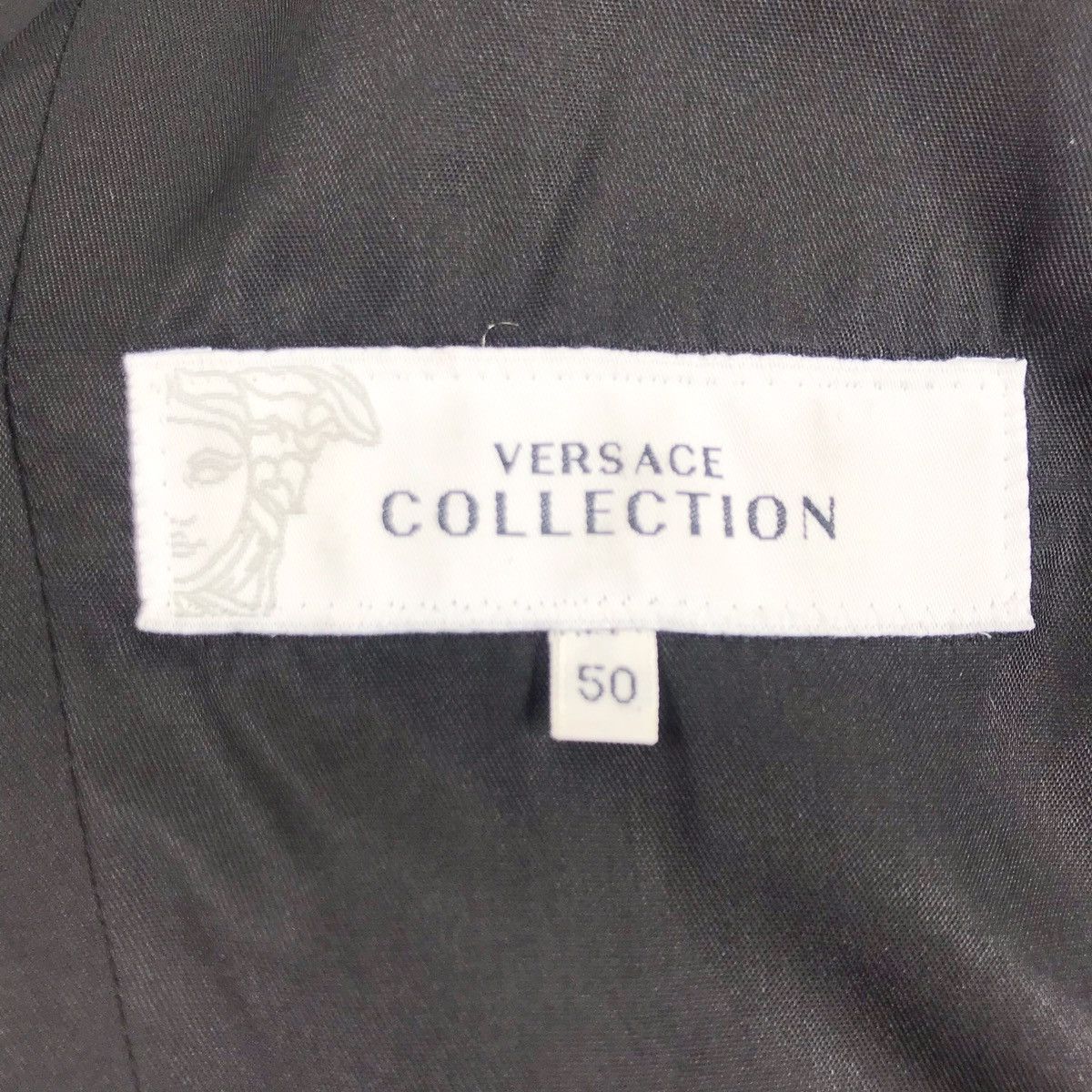 Designer × Versace Versace Collection Leather Collar Overcoat Size US L / EU 52-54 / 3 - 10 Thumbnail