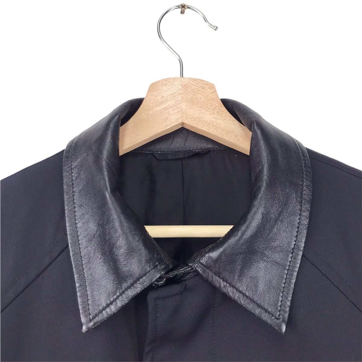 Designer × Versace Versace Collection Leather Collar Overcoat Size US L / EU 52-54 / 3 - 5 Thumbnail