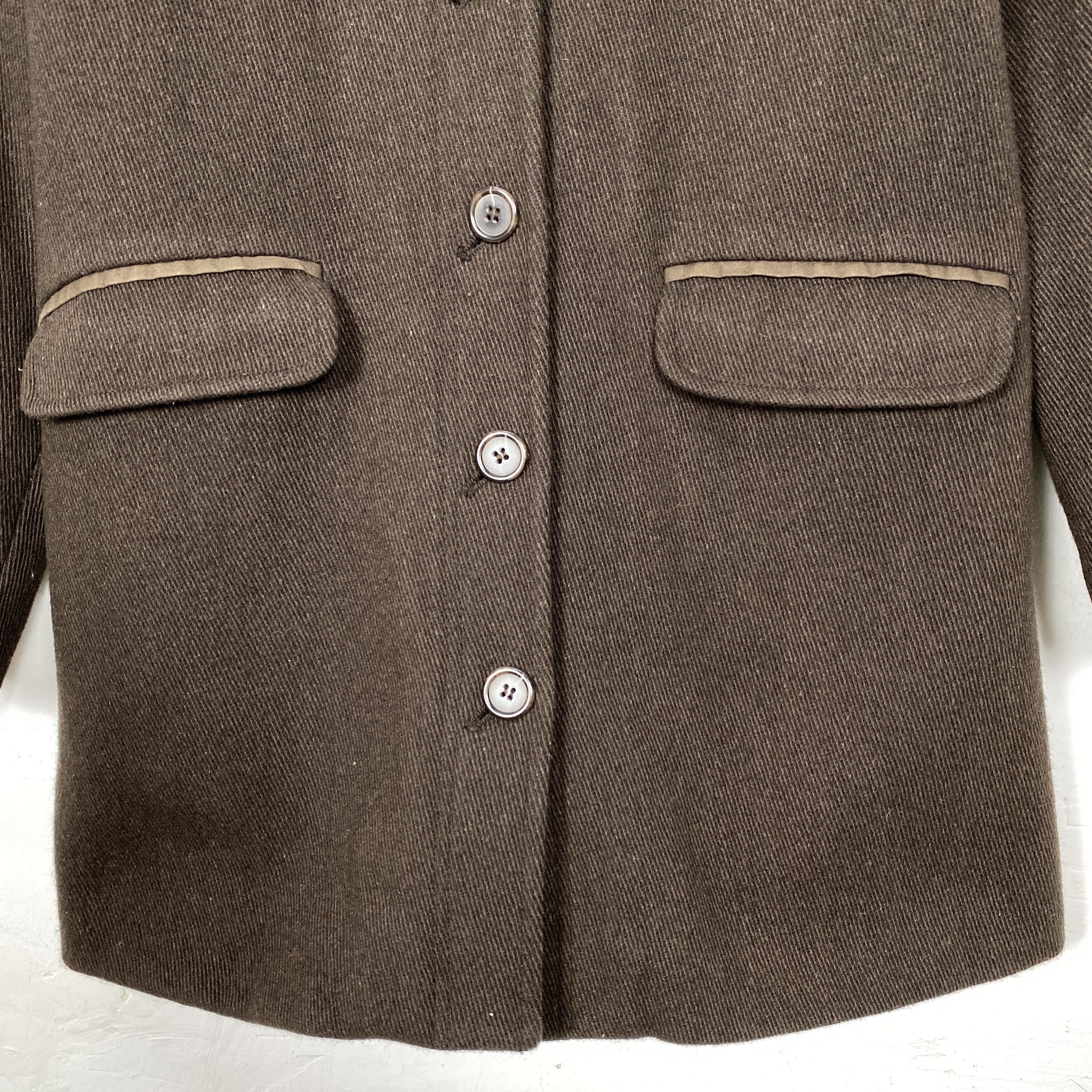 Vintage Vintage BLUE Duffle Coat Wool J0198 Size US XS / EU 42 / 0 - 3 Thumbnail