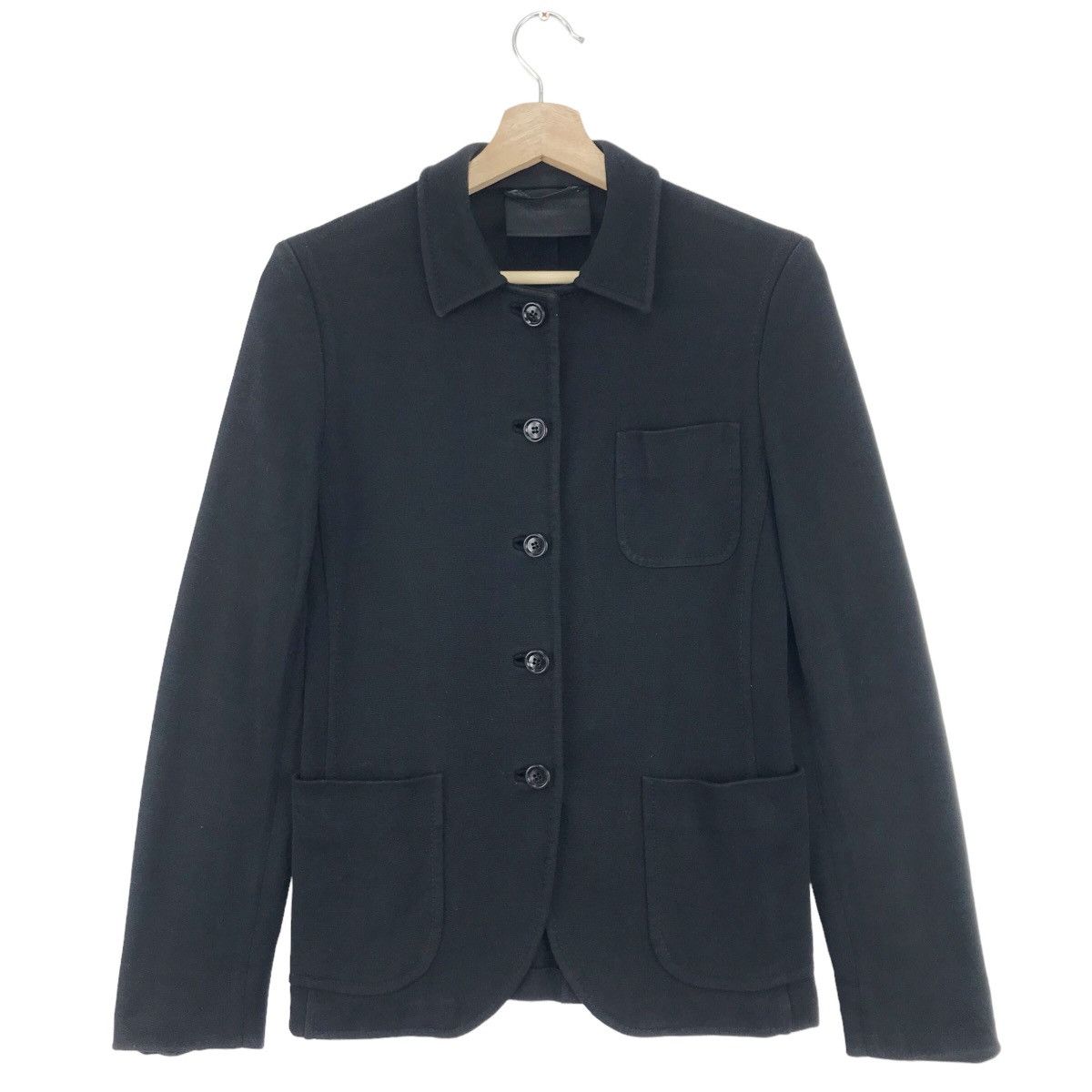 Prada Prada Milano Black Cotton Jacket Size M / US 6-8 / IT 42-44 - 1 Thumbnail