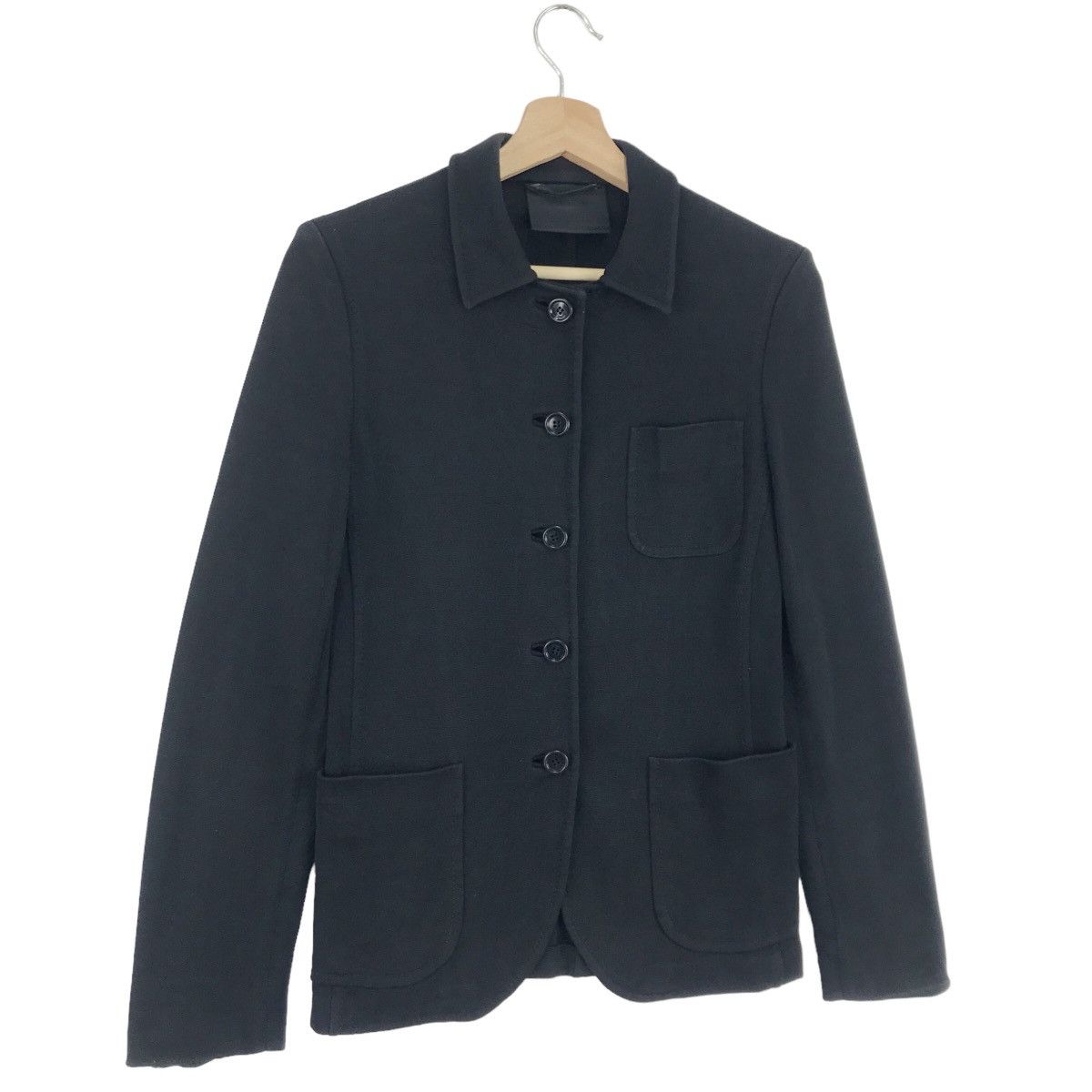 Prada Prada Milano Black Cotton Jacket Size M / US 6-8 / IT 42-44 - 3 Thumbnail