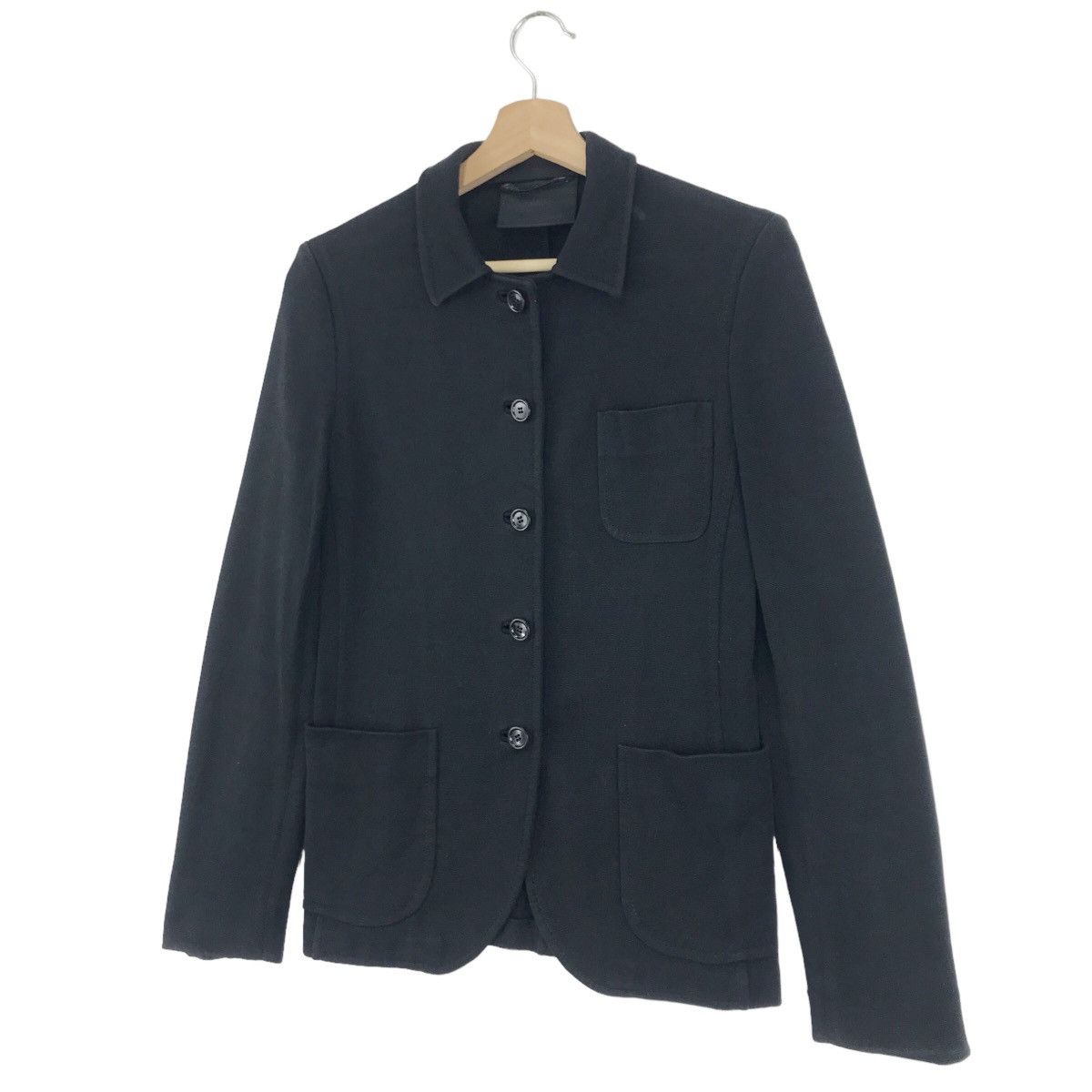 Prada Prada Milano Black Cotton Jacket Size M / US 6-8 / IT 42-44 - 2 Thumbnail
