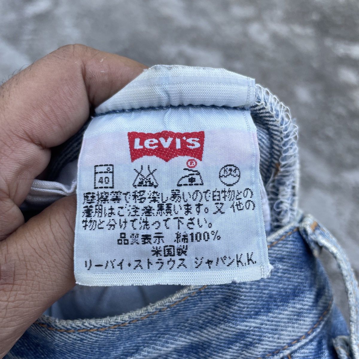 Levi's Vintage 90s Levis 501 Distressed Denim Jeans Size US 30 / EU 46 - 6 Thumbnail