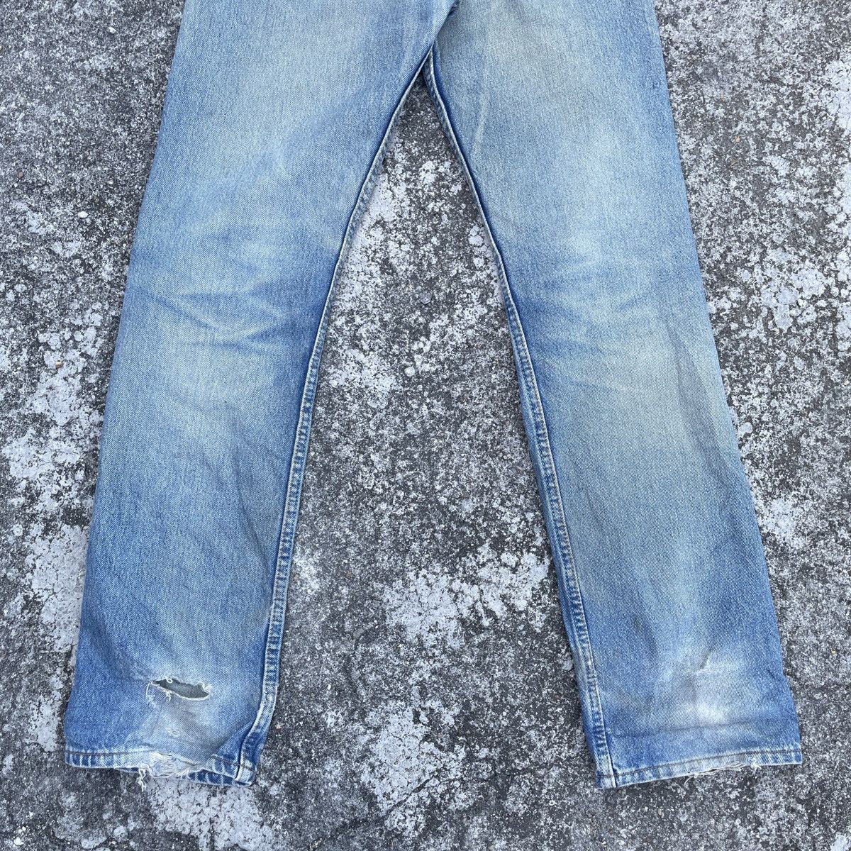 Levi's Vintage 90s Levis 501 Distressed Denim Jeans Size US 30 / EU 46 - 11 Thumbnail