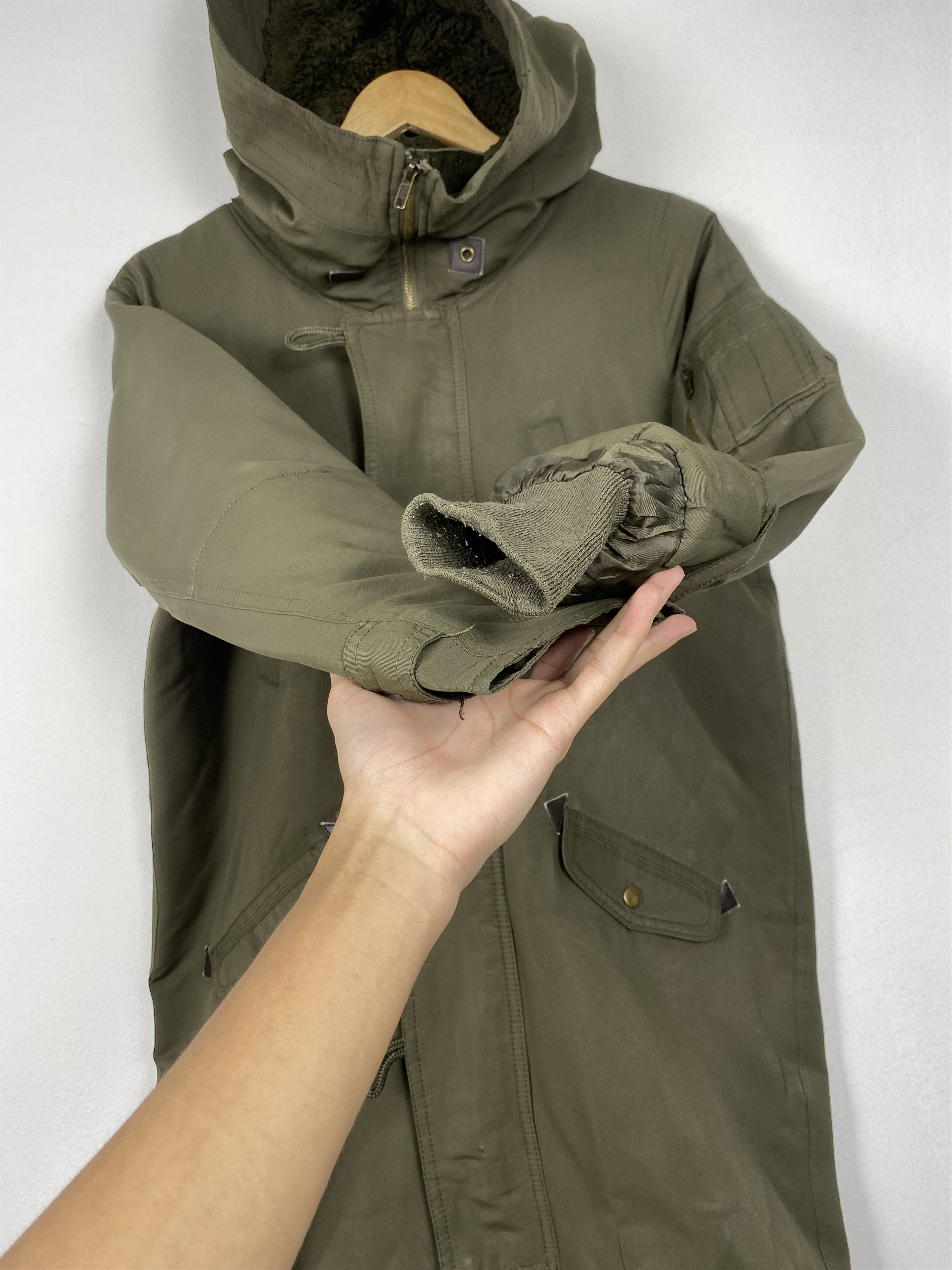 Japanese Brand Vintage EMSEXCITE Quilted Lining Hoodie Parkas Jacket J1133 Size US S / EU 44-46 / 1 - 5 Thumbnail