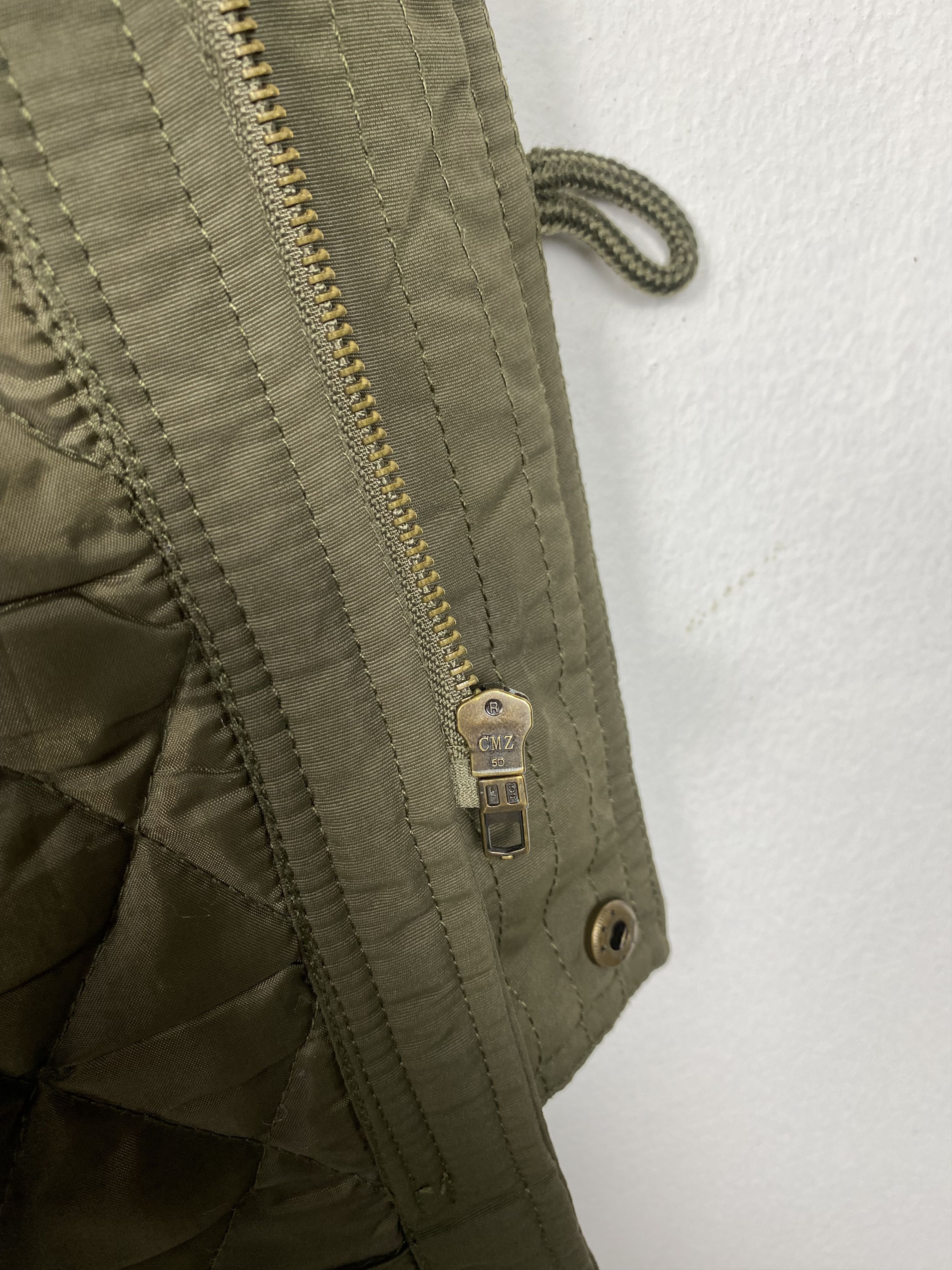 Japanese Brand Vintage EMSEXCITE Quilted Lining Hoodie Parkas Jacket J1133 Size US S / EU 44-46 / 1 - 8 Thumbnail
