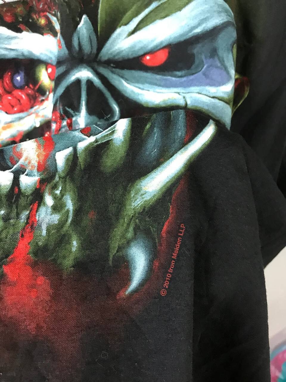 Band Tees × Iron Maiden × Vintage Iron Maiden 2010 vintage rock band tee Size US S / EU 44-46 / 1 - 4 Thumbnail