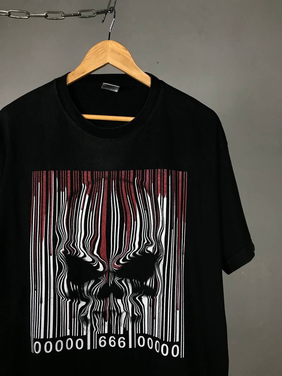 Vintage Diablo 666 vintage skull rock made in hell tee Size US XL / EU 56 / 4 - 2 Thumbnail