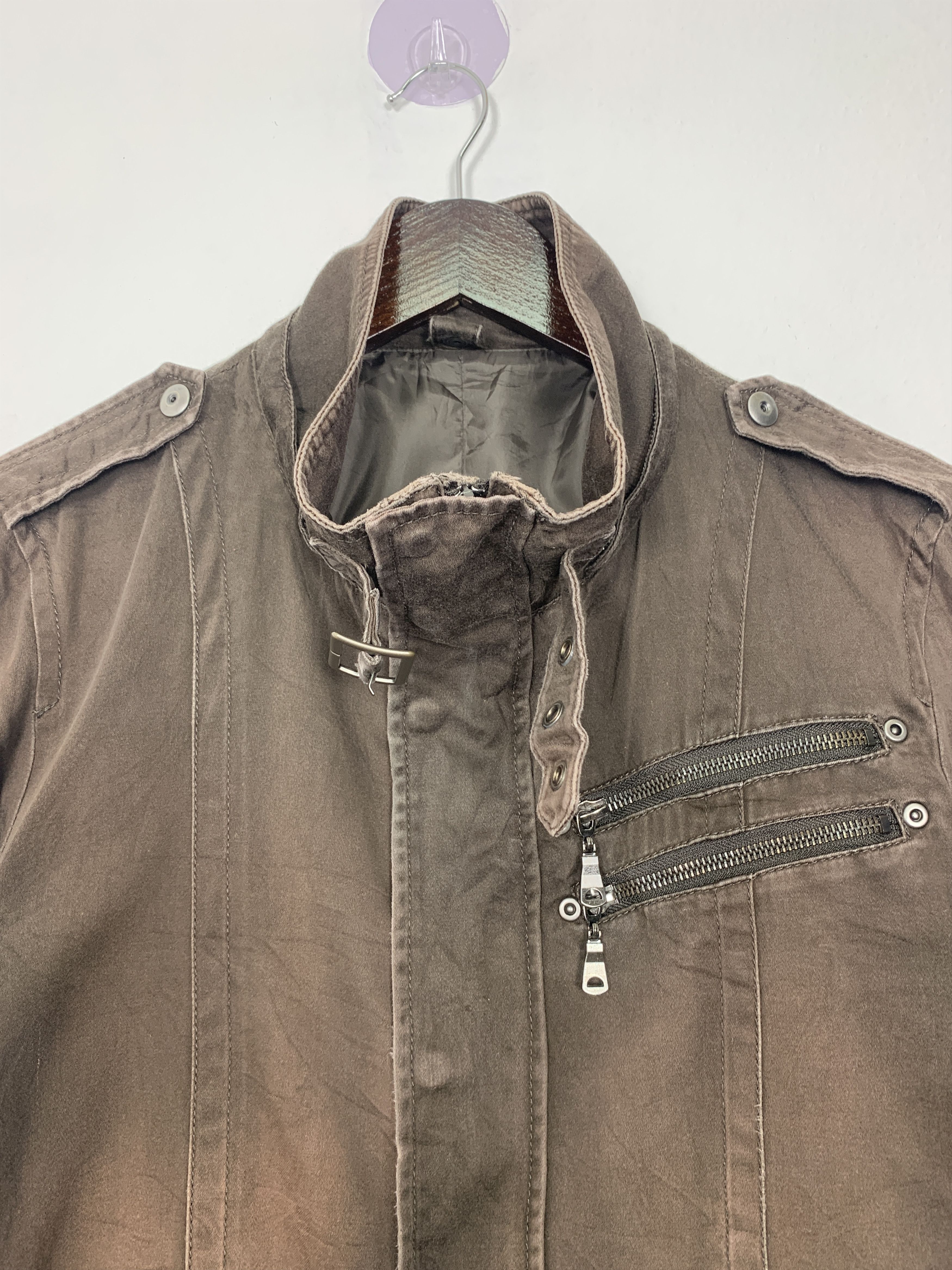 Japanese Brand Vintage SE MAN TIC Distressed Sunfaded Rugged Jacket J1094 Size US S / EU 44-46 / 1 - 3 Thumbnail