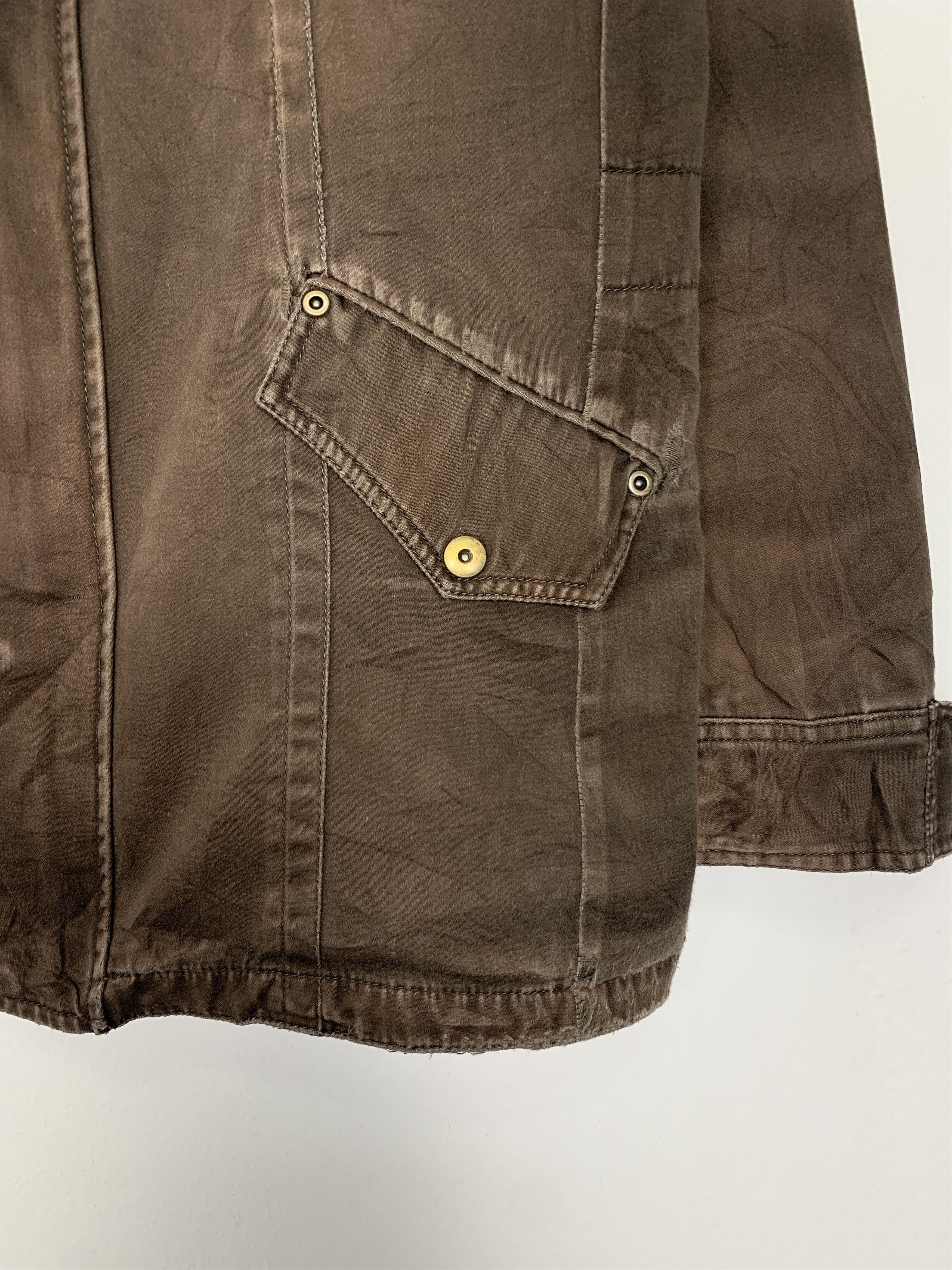 Japanese Brand Vintage SE MAN TIC Distressed Sunfaded Rugged Jacket J1094 Size US S / EU 44-46 / 1 - 5 Thumbnail