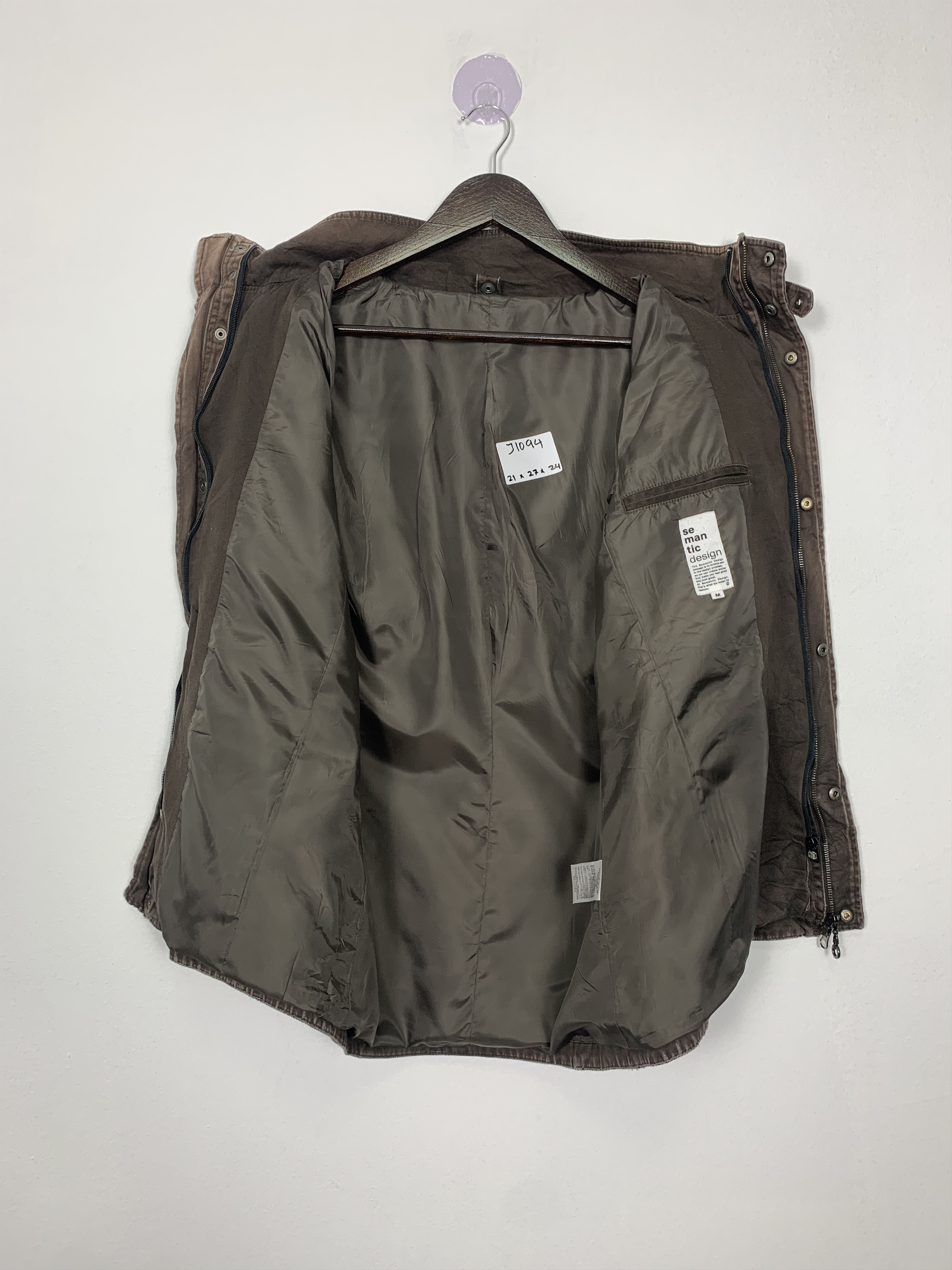 Japanese Brand Vintage SE MAN TIC Distressed Sunfaded Rugged Jacket J1094 Size US S / EU 44-46 / 1 - 8 Thumbnail
