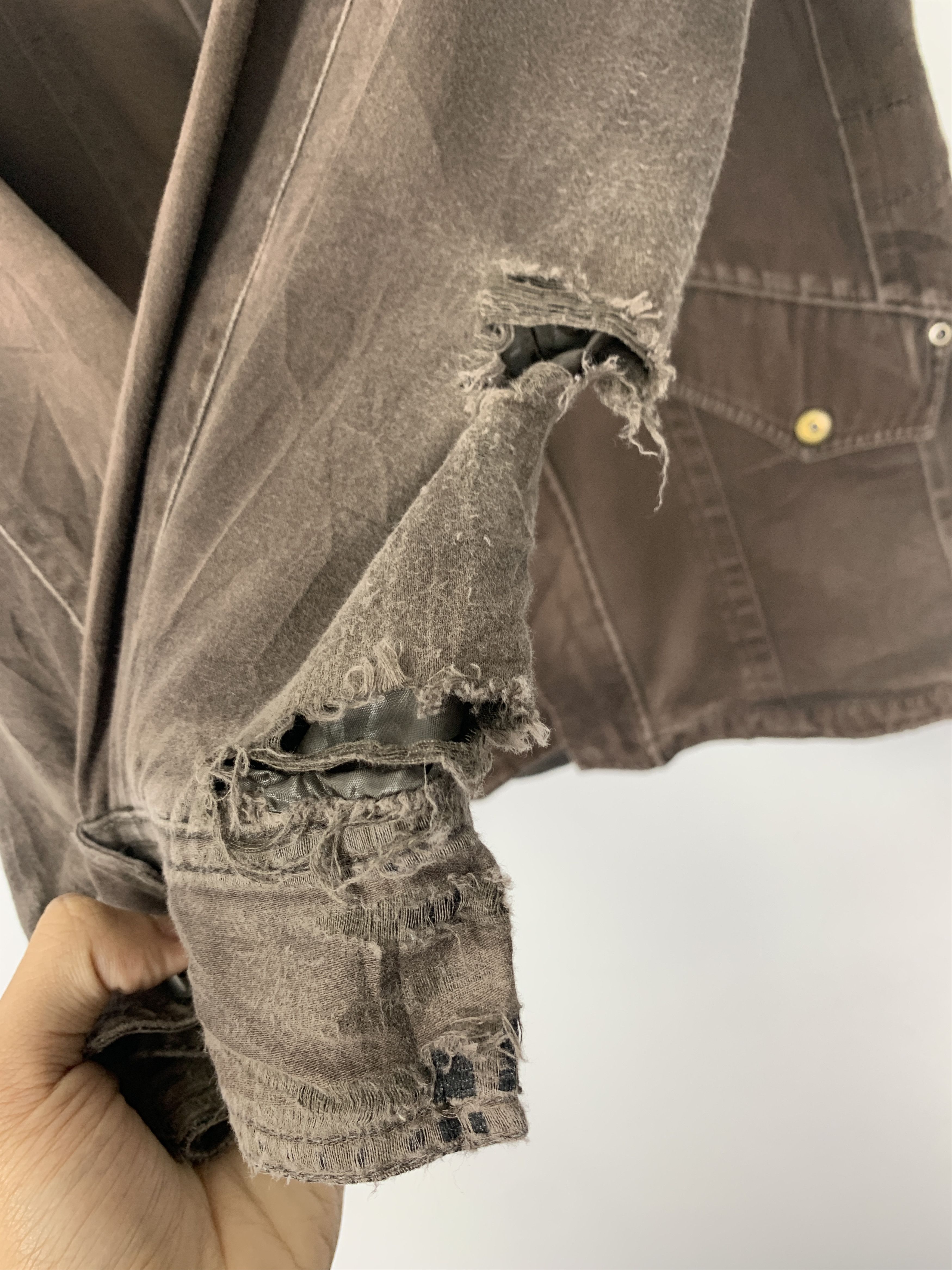 Japanese Brand Vintage SE MAN TIC Distressed Sunfaded Rugged Jacket J1094 Size US S / EU 44-46 / 1 - 7 Thumbnail
