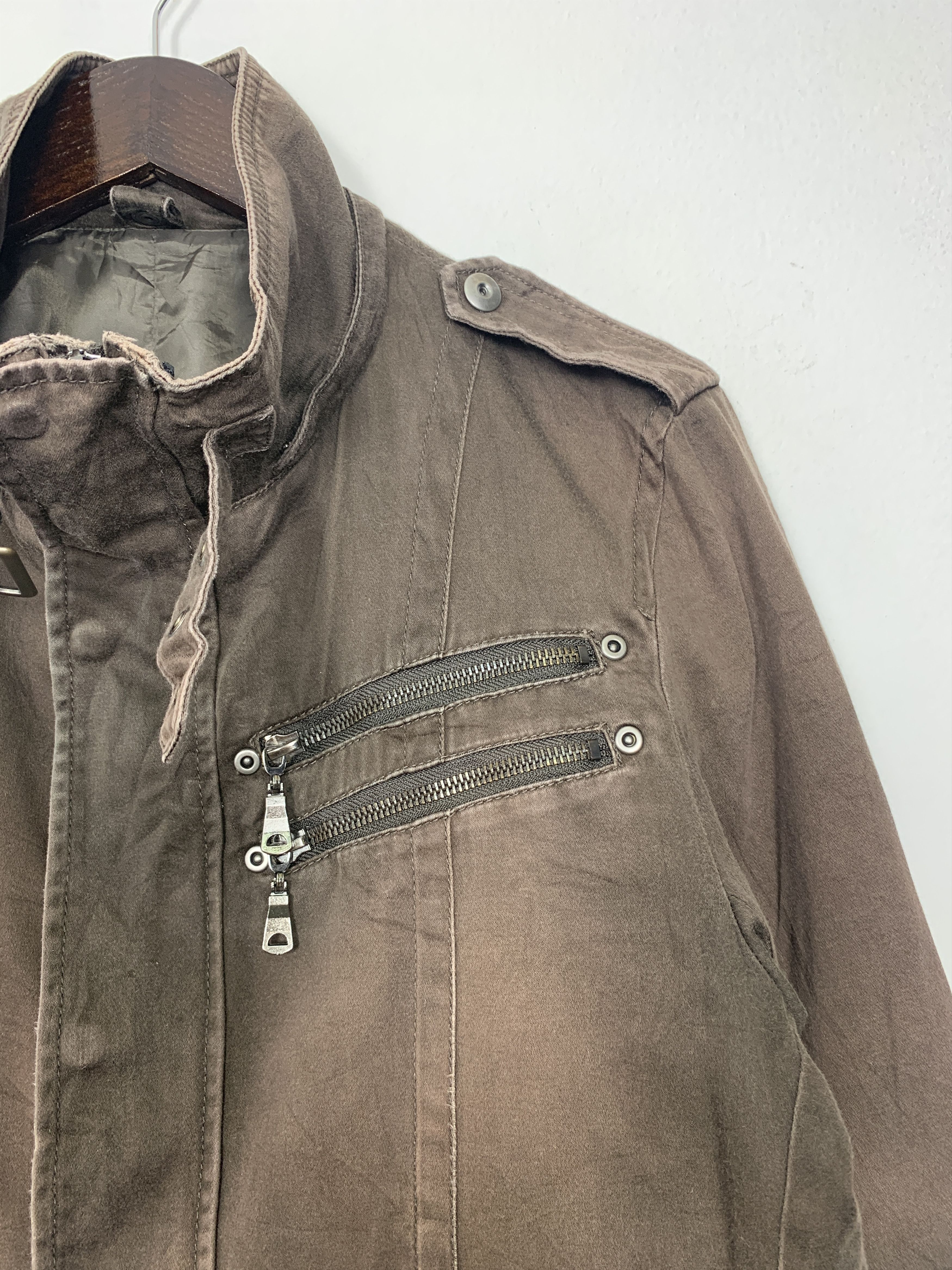 Japanese Brand Vintage SE MAN TIC Distressed Sunfaded Rugged Jacket J1094 Size US S / EU 44-46 / 1 - 4 Thumbnail