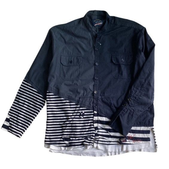 Greg Lauren × Paul & Shark SS20 Greg Lauren X Paul & Shark Reconstructed Shirt Size US XL / EU 56 / 4 - 2 Thumbnail