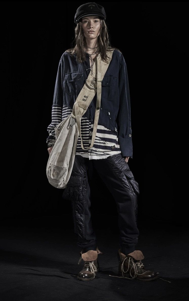 Greg Lauren × Paul & Shark SS20 Greg Lauren X Paul & Shark Reconstructed Shirt Size US XL / EU 56 / 4 - 1 Thumbnail