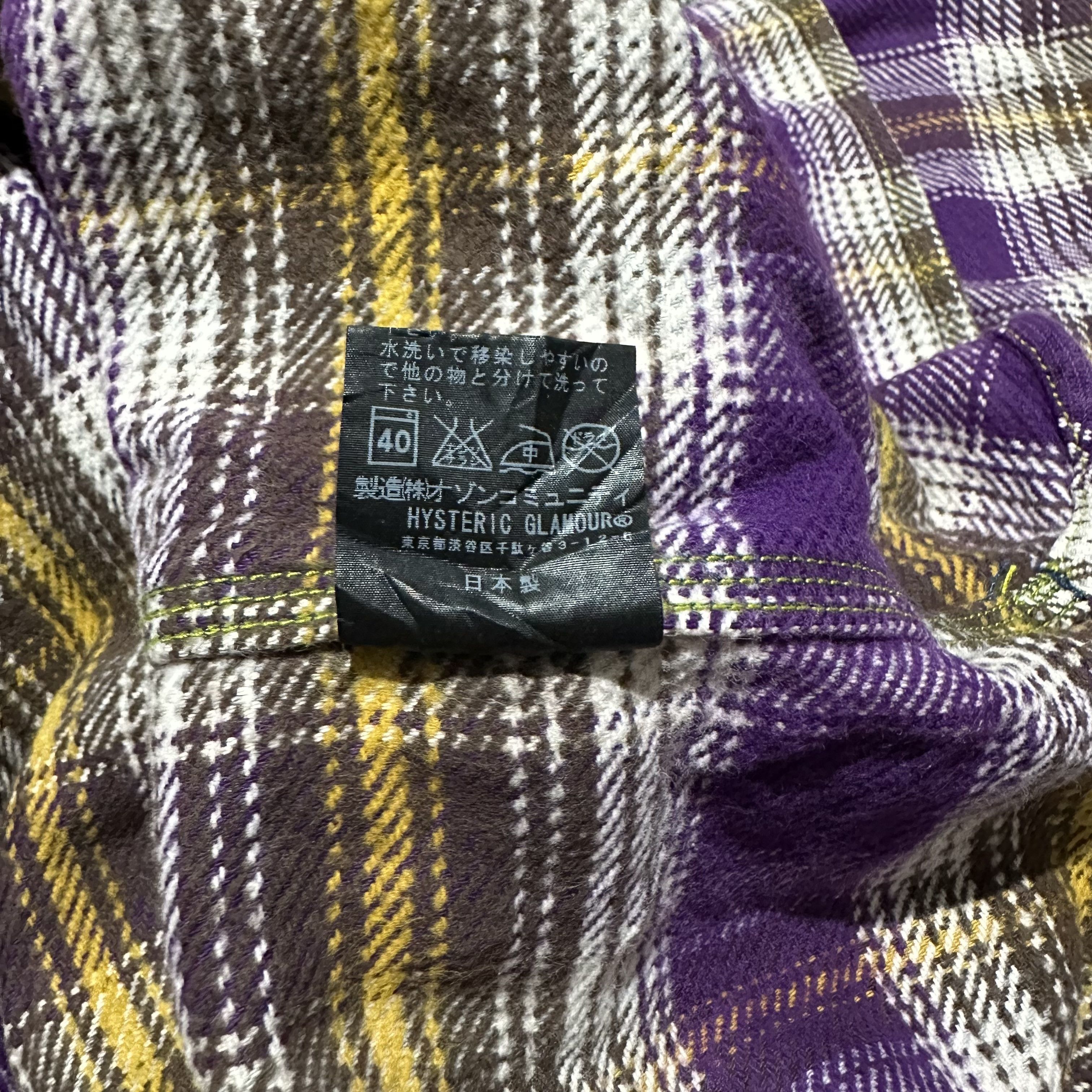 Hysteric Glamour Hysteric Glamour Flannel Shirts Size US S / EU 44-46 / 1 - 5 Thumbnail