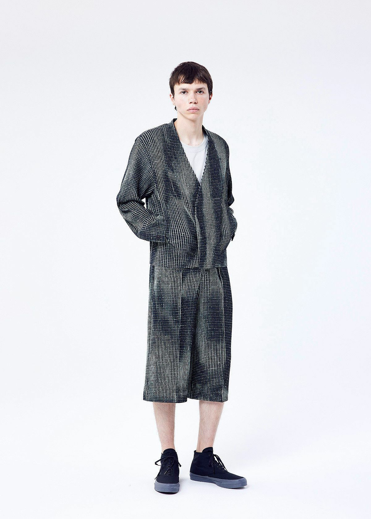 Issey Miyake Issey Miyake Homme Plisse 2022 SS Network Check Jacket Size US M / EU 48-50 / 2 - 3 Thumbnail